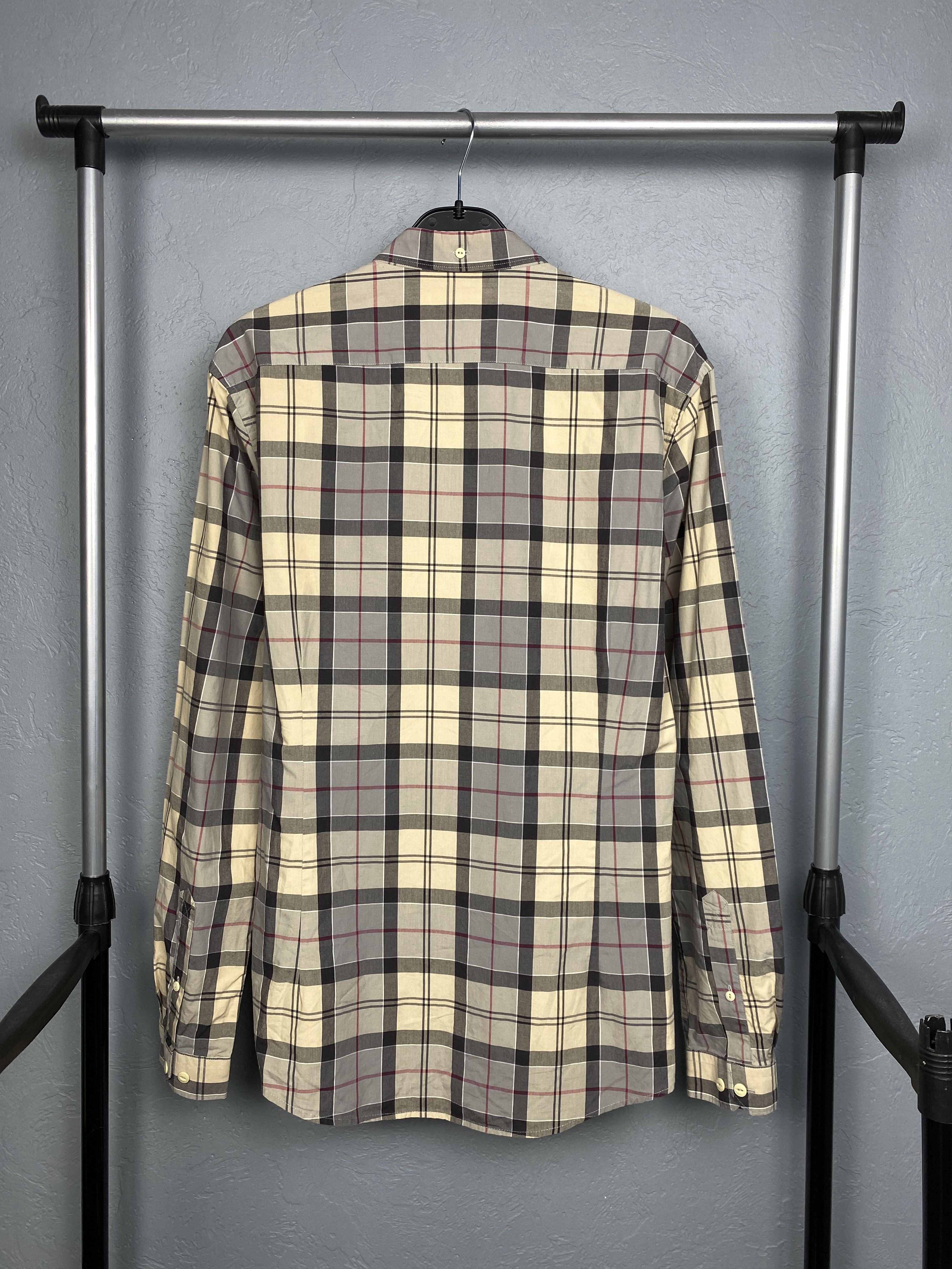 Barbour Barbour Vintage Mens Tartan Plaid Long Sleeve Shirt Size US L / EU 52-54 / 3 - 8 Thumbnail