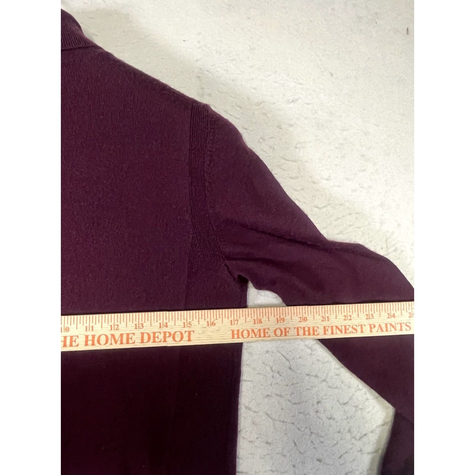 Express Express Men's Small Burgundy Merino Wool Sweater Long Sleeve Crew Neck Pullover Size US S / EU 44-46 / 1 - 3 Thumbnail