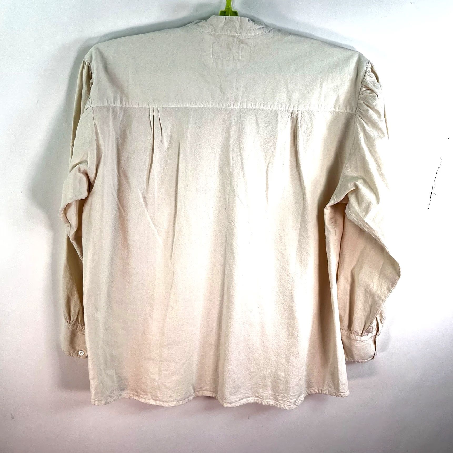 Vintage Skully Western Peruvian Cotton 1/4 Button-Up Band Shirt Mens XL Ivory Shirt Mens XL Ivory Western Band Collar Button-Up Casual Modern Size US XL / EU 56 / 4 - 7 Thumbnail