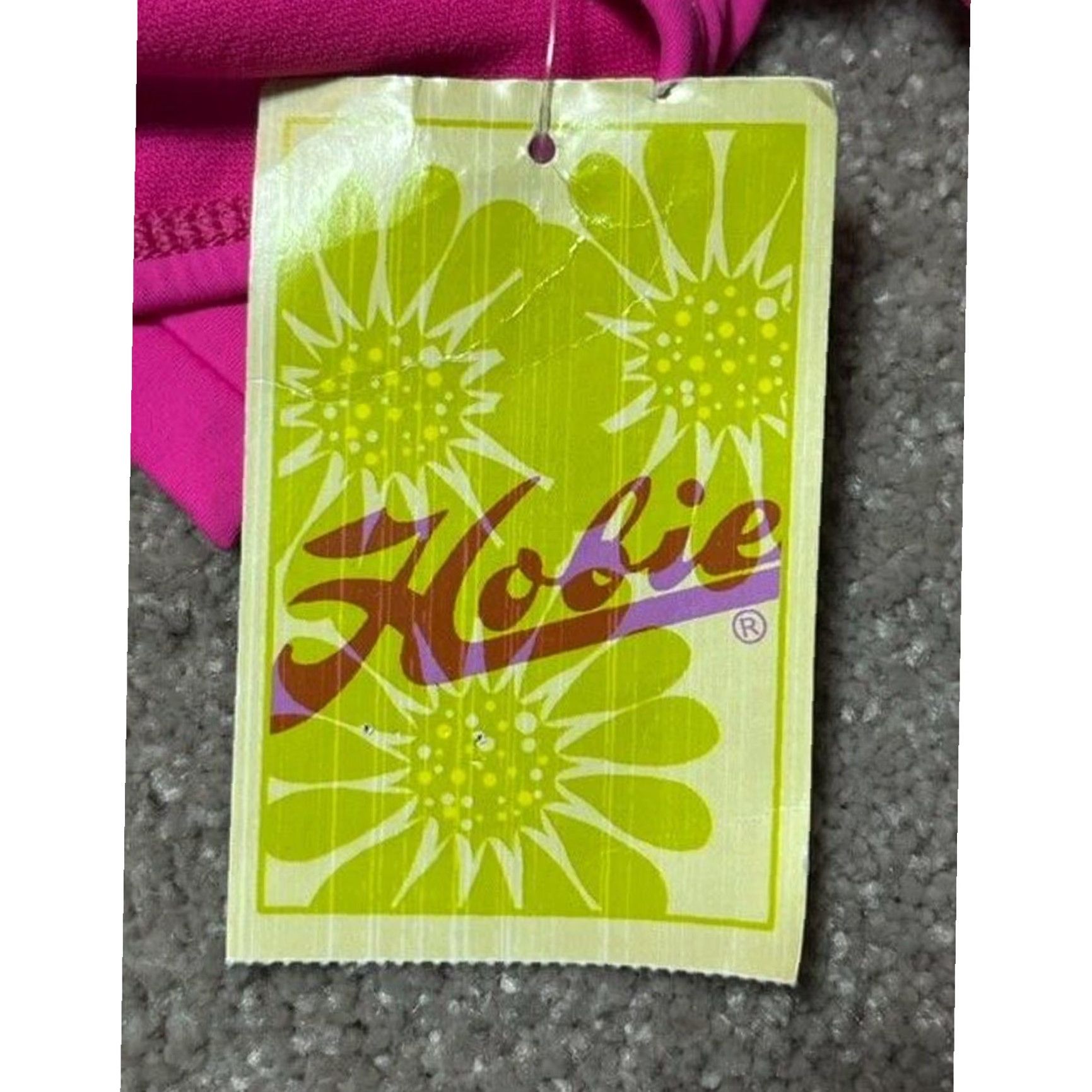 Vintage Hobie Cheeky Bikini Swim Bottom XL Hot Pink Sporty Women Regular Nylon Blend Solid Size 40" / US 18 - 3 Thumbnail