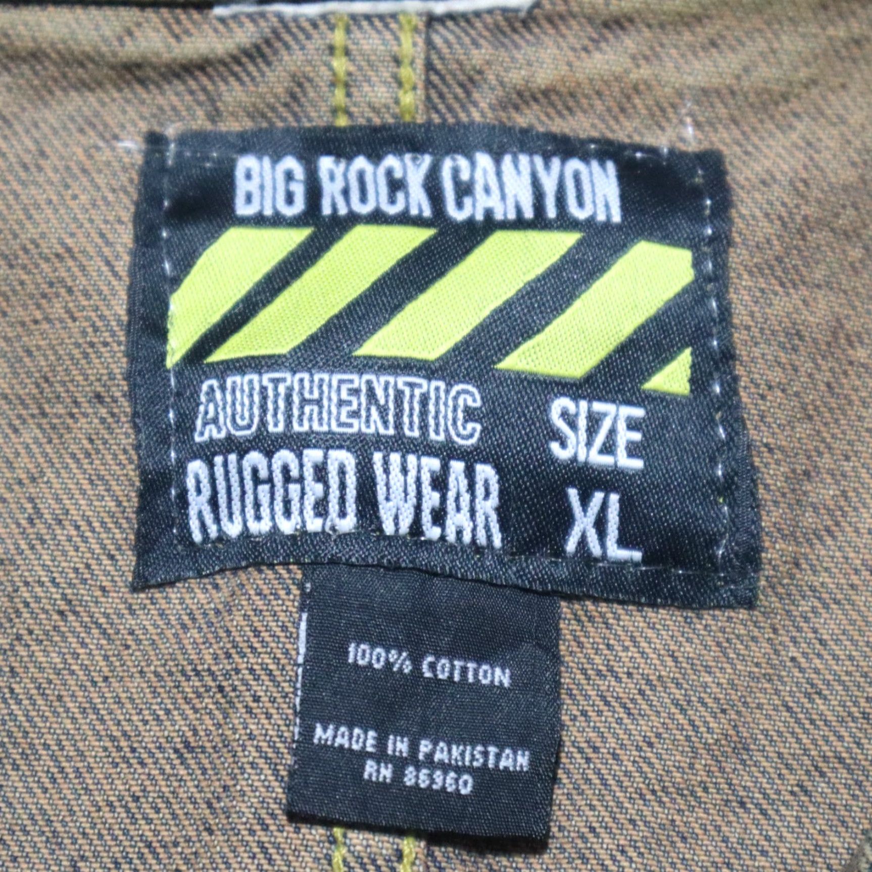 X-LARGE VINTAGE Big Rock Canyon Jacket Denim Blue Women's XL Adult Denim Jacket? Size 40" / US 18 - 3 Thumbnail