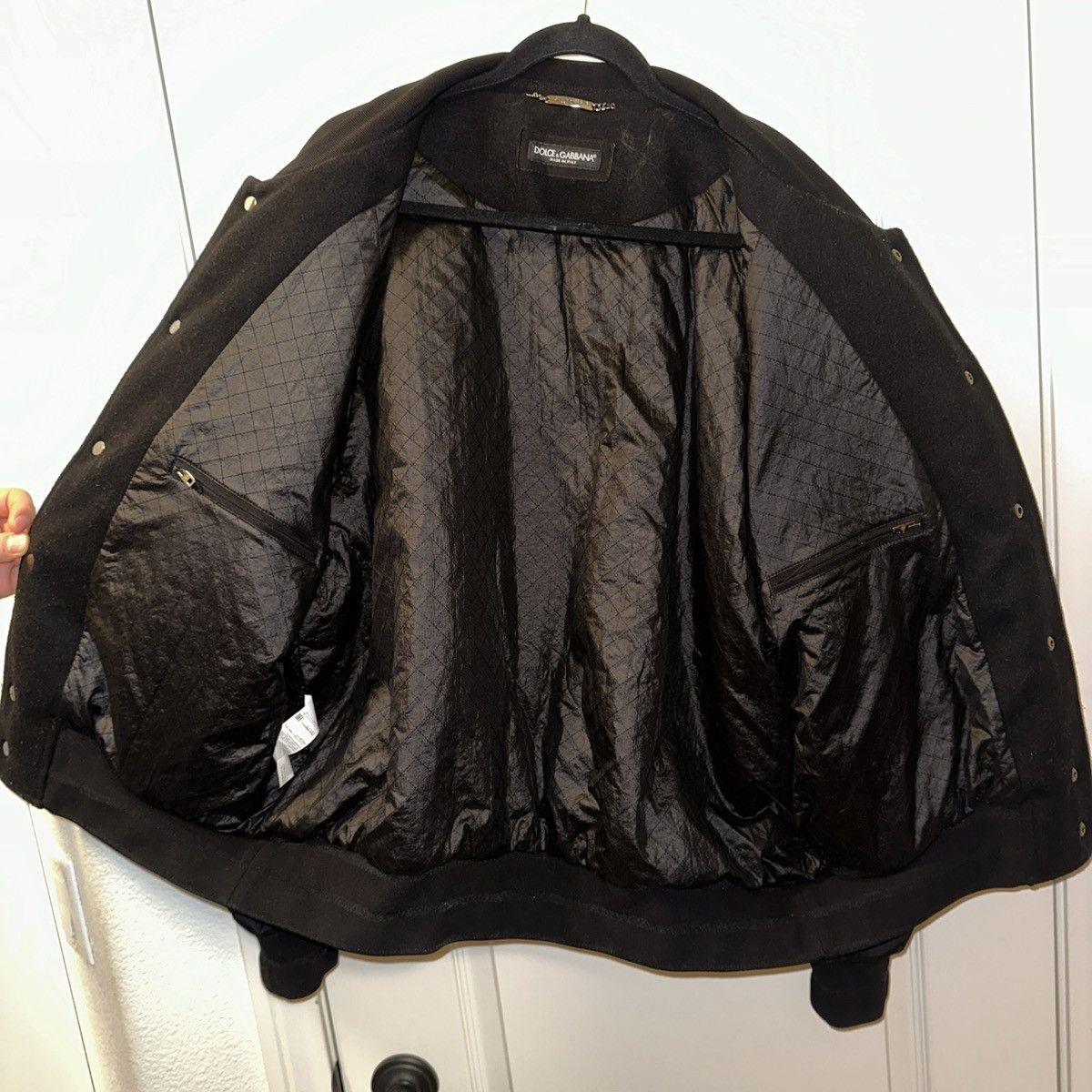 Dolce & Gabbana Dolce & Gabbana Varsity Wool Jacket Size US XL / EU 56 / 4 - 3 Thumbnail
