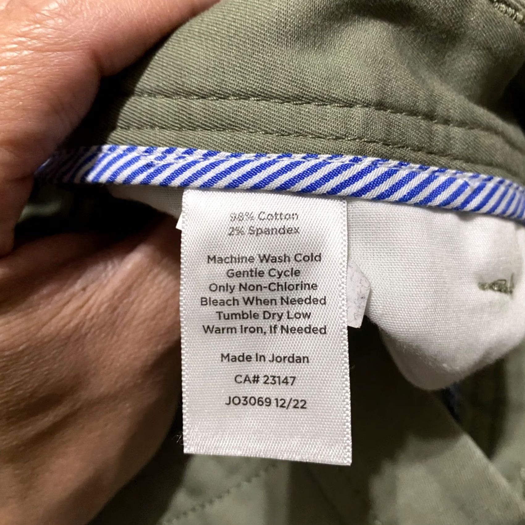 Talbots Talbots Womens Pants Green sz 4 Chino Business Casual Mid Rise Straight Relaxed Size 27" / US 4 / IT 40 - 4 Thumbnail