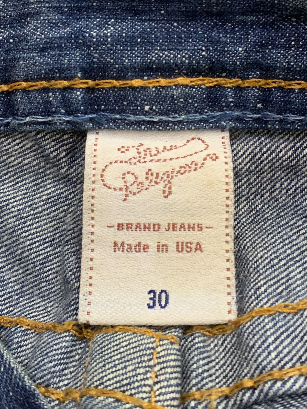 Ed Hardy × True Religion True Religion Joey Herritage Big Stitch Flared Raw Jeans Size US 32 / EU 48 - 15 Thumbnail