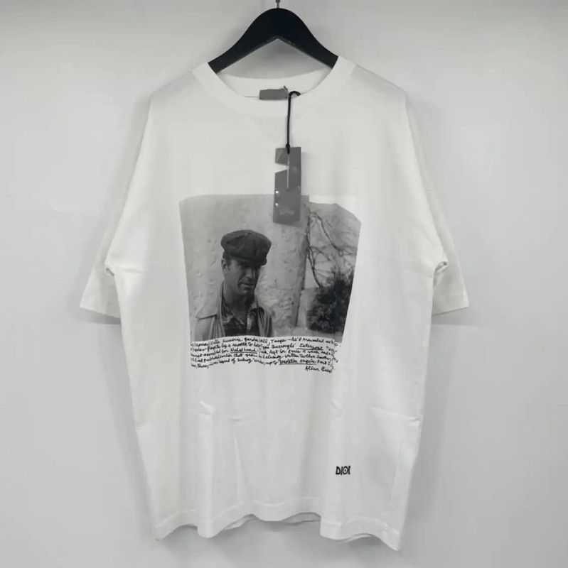 Dior Dior Summer White Cotton Men’s T-Shirt 0089 Size US M / EU 48-50 / 2 - 1 Thumbnail