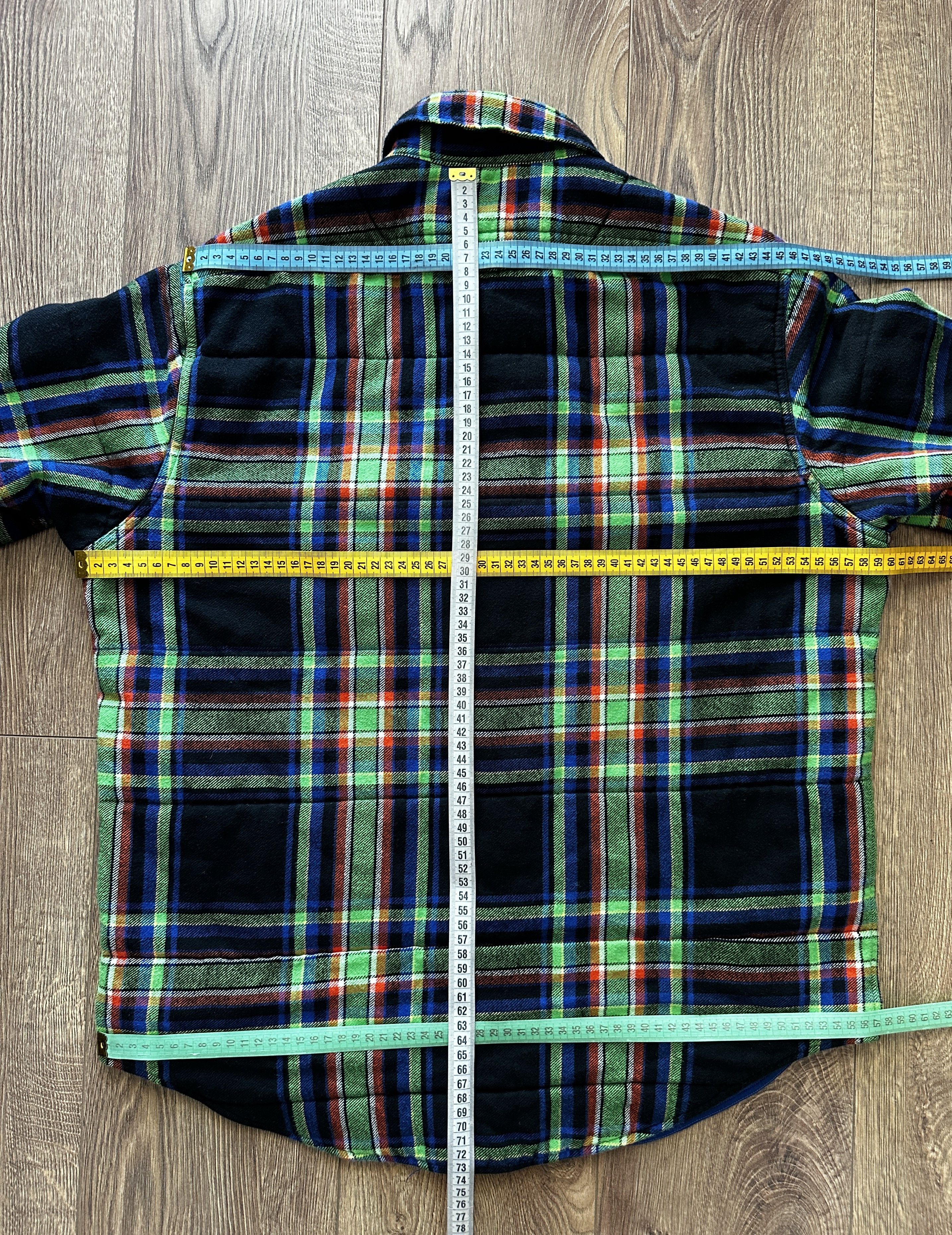 Polo Ralph Lauren POLO RALPH LAUREN Green Plaid Flannel Button Up Shirt Jacket Size US L / EU 52-54 / 3 - 16 Thumbnail