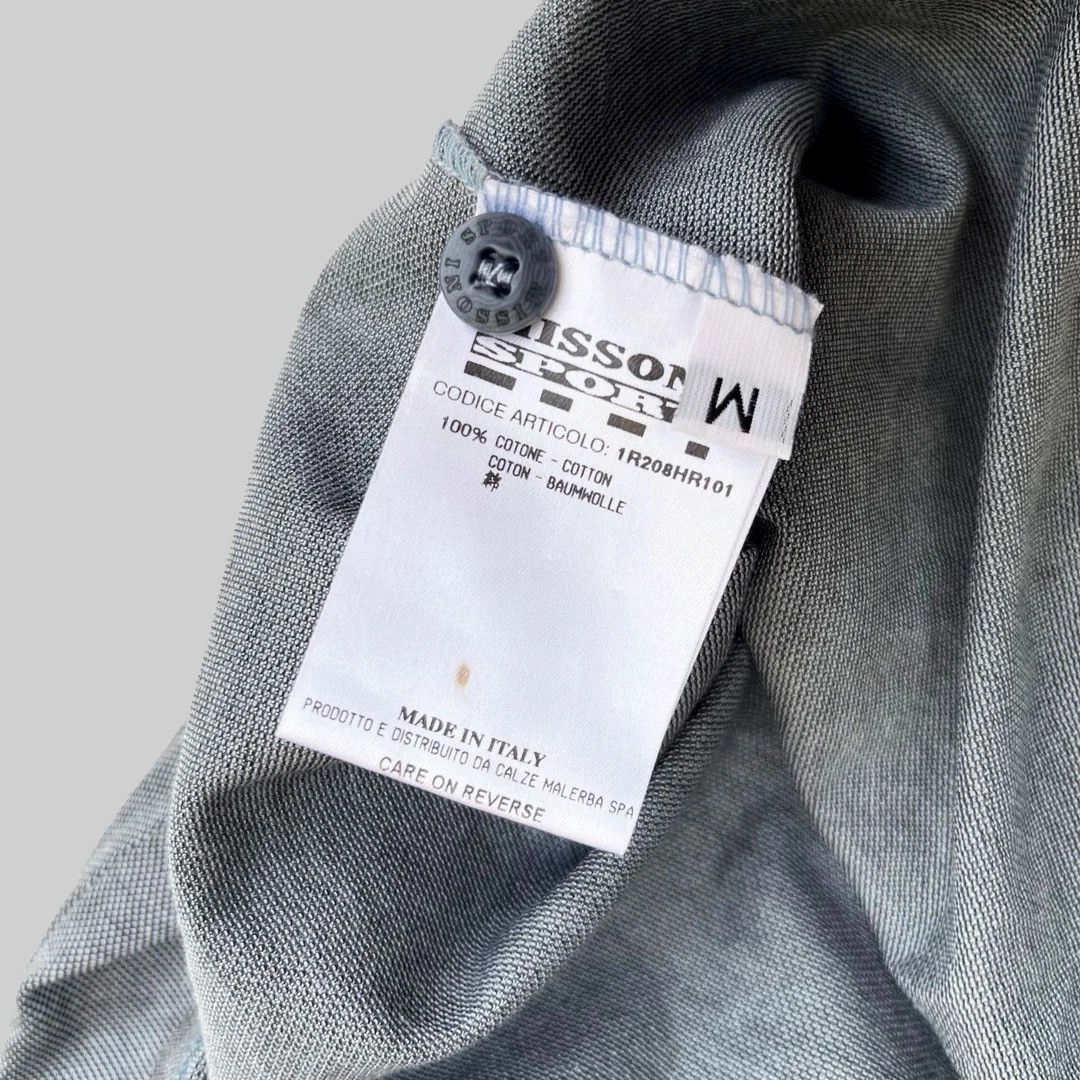 Missoni Missoni Sport 1990 90s Vintage Italy Made Rare Polo Shirt Size US M / EU 48-50 / 2 - 4 Thumbnail