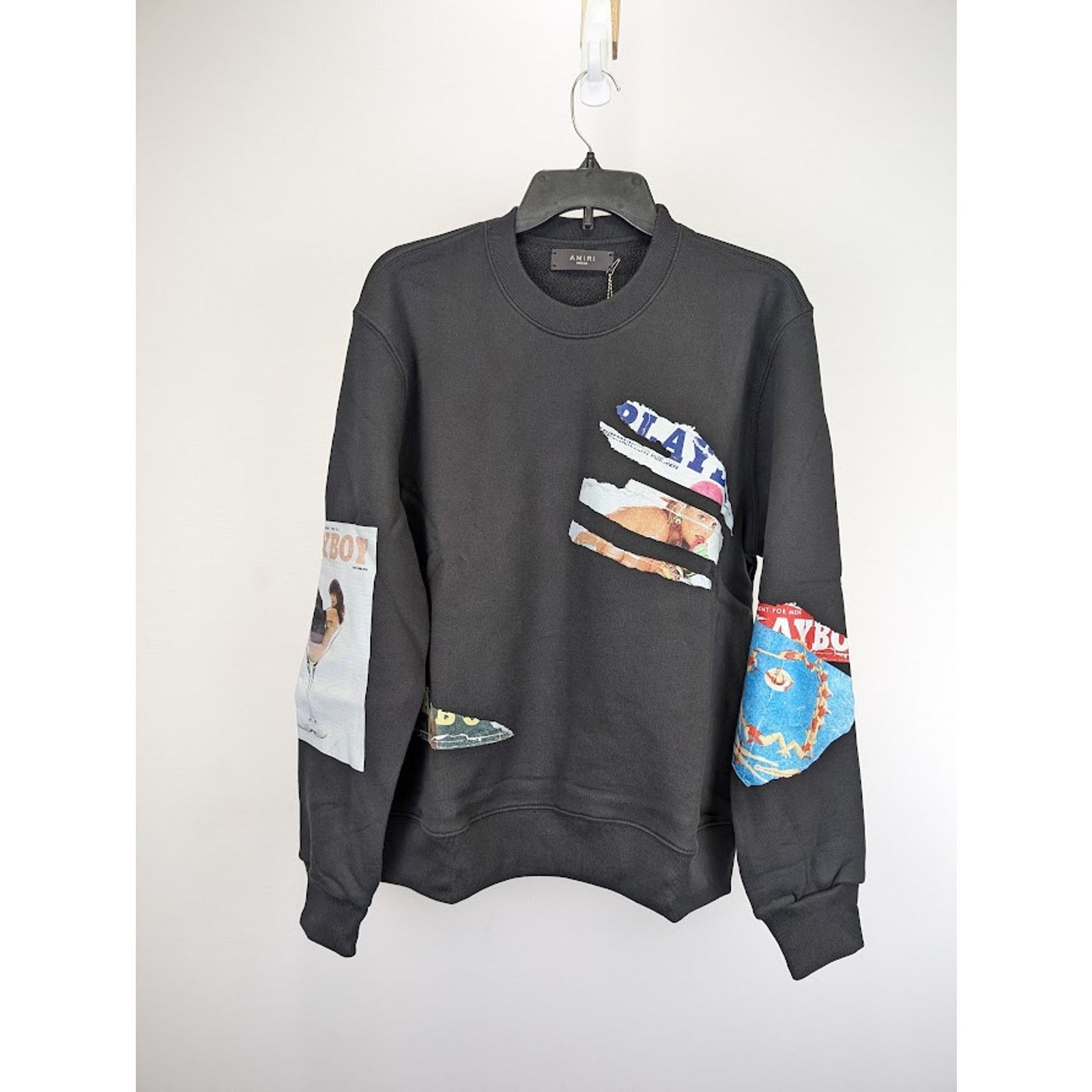 Amiri o1rshd1 Q:2 / Playboy Magazine Crewneck Sweater in Black Size US L / EU 52-54 / 3 - 2 Thumbnail