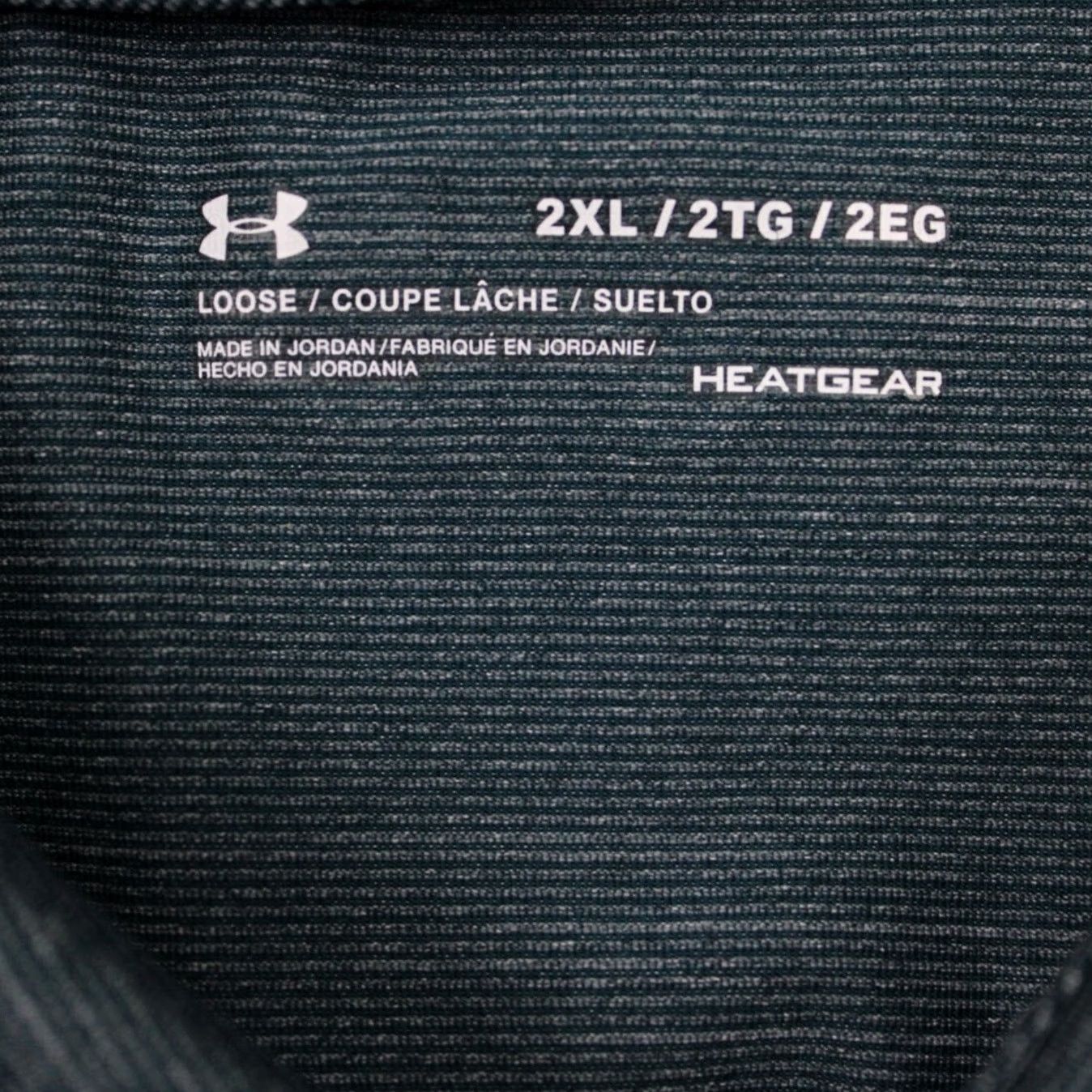Under Armour Under Armour Polo Shirt Mens 2XL Green HeatGear Polo Short Sleeve Casual Golf Regular Fit Size US XXL / EU 58 / 5 - 7 Thumbnail