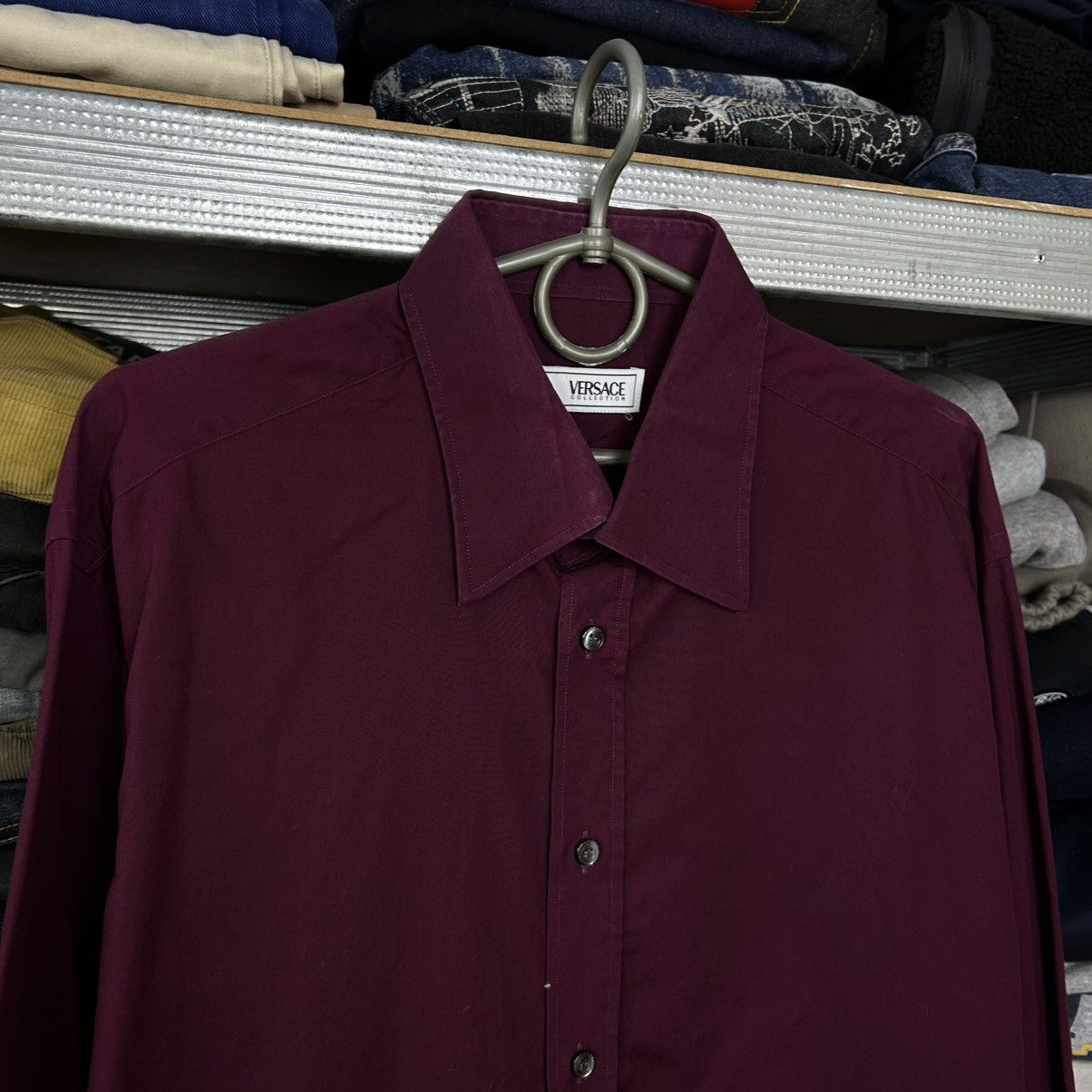 Versace Luxury Versace Collection Basic Button Designer shirt Size US M / EU 48-50 / 2 - 2 Thumbnail