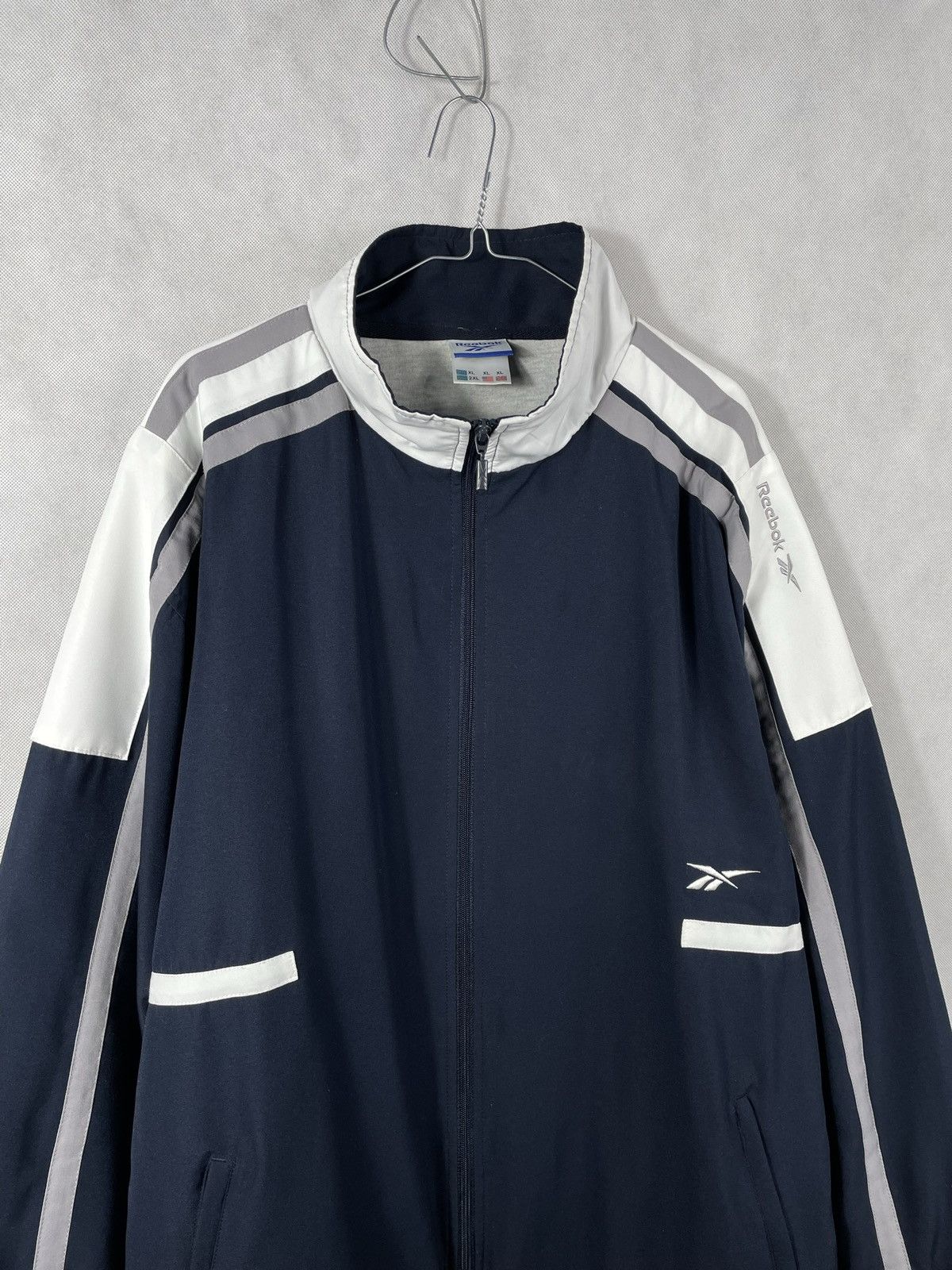 Reebok × Vintage Crazy Vintage Reebok Essential Baggy Skater Sport Emo Jacket Size US XL / EU 56 / 4 - 4 Thumbnail