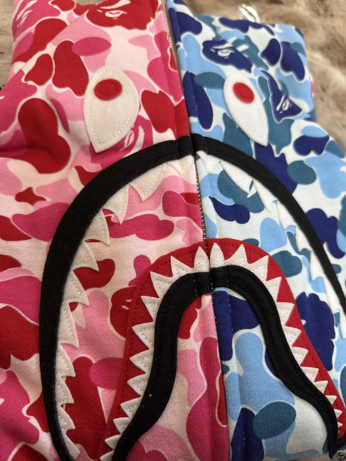 Bape ABC Camo Separate Shark Full Zip Hoodie Size US XL / EU 56 / 4 - 4 Thumbnail