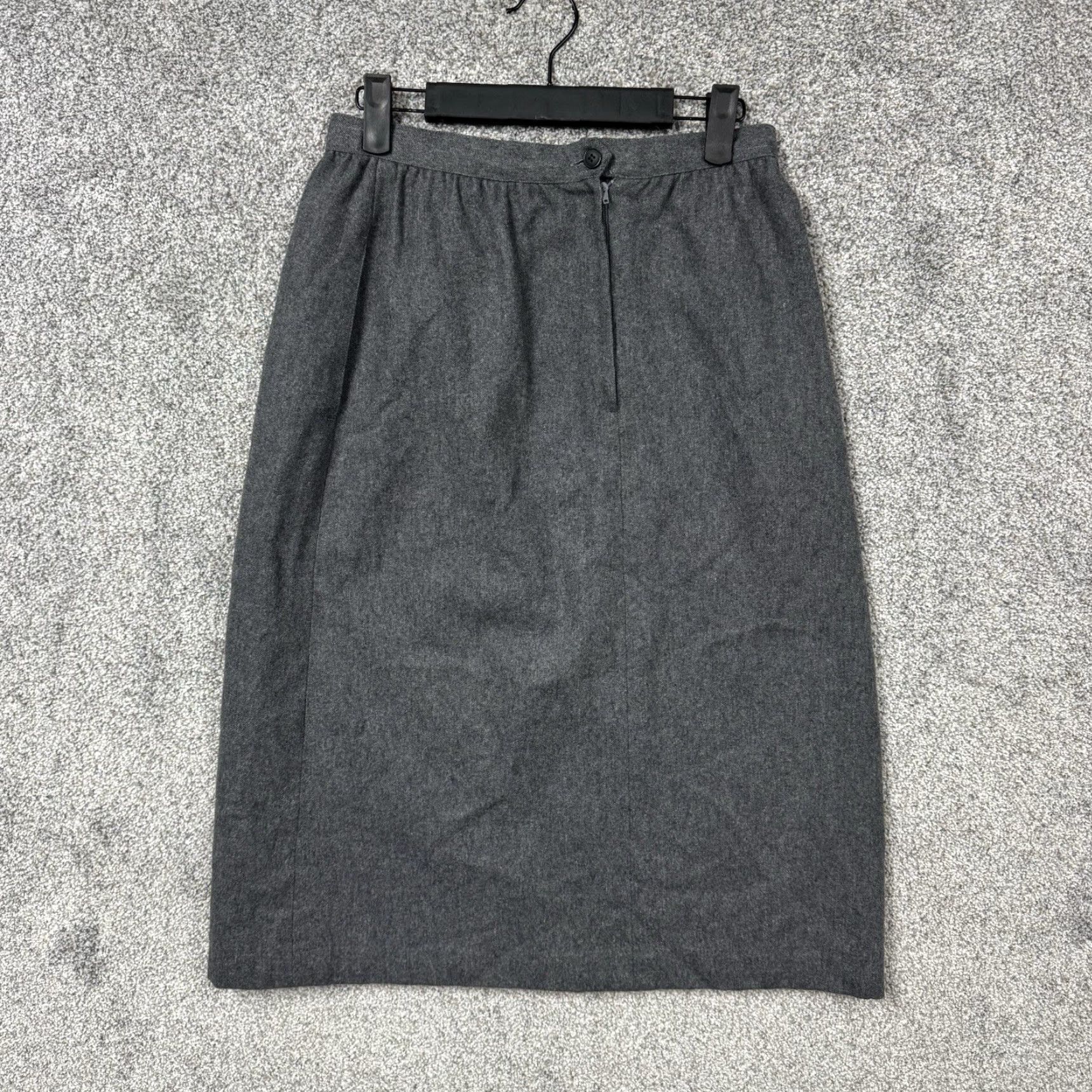Vintage VINTAGE Sasson Skirt S Wool Blend Midi Pencil Office Classic 90s Preppy Retro Minimalist Womens Size 28" / US 6 / IT 42 - 5 Thumbnail