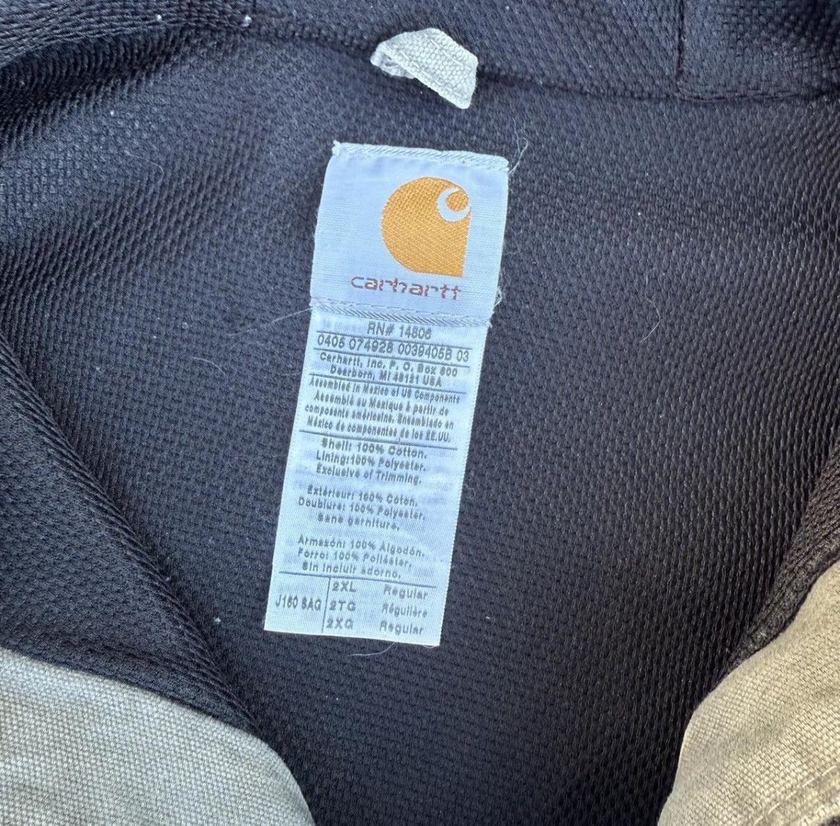 Carhartt Vintage Carhartt Hooded Jacket Size US XXL / EU 58 / 5 - 4 Thumbnail