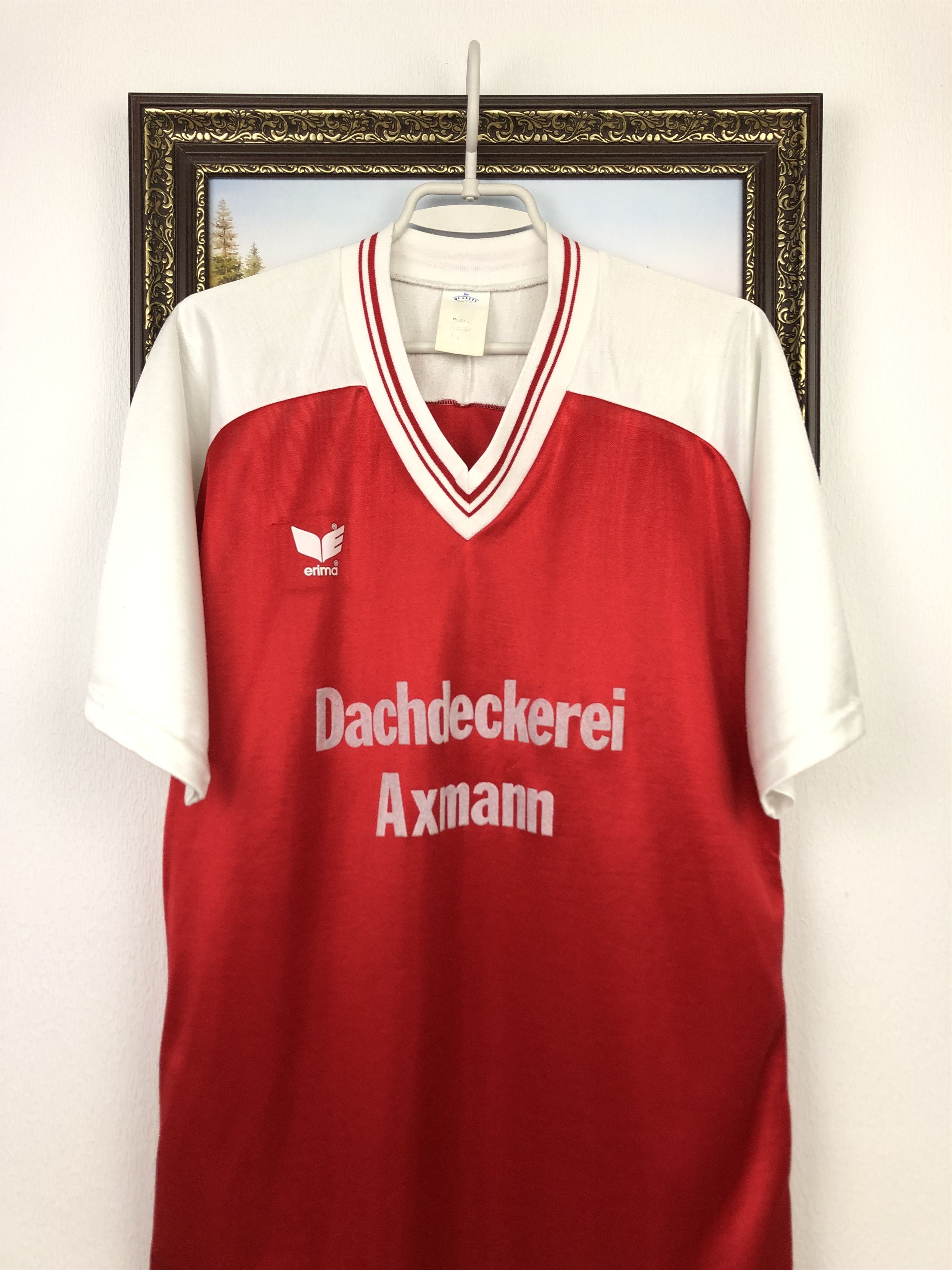 Vintage Vintage SG Rot-Weiss Neuenhagen Football Shirt Soccer Jersey Size US L / EU 52-54 / 3 - 2 Thumbnail