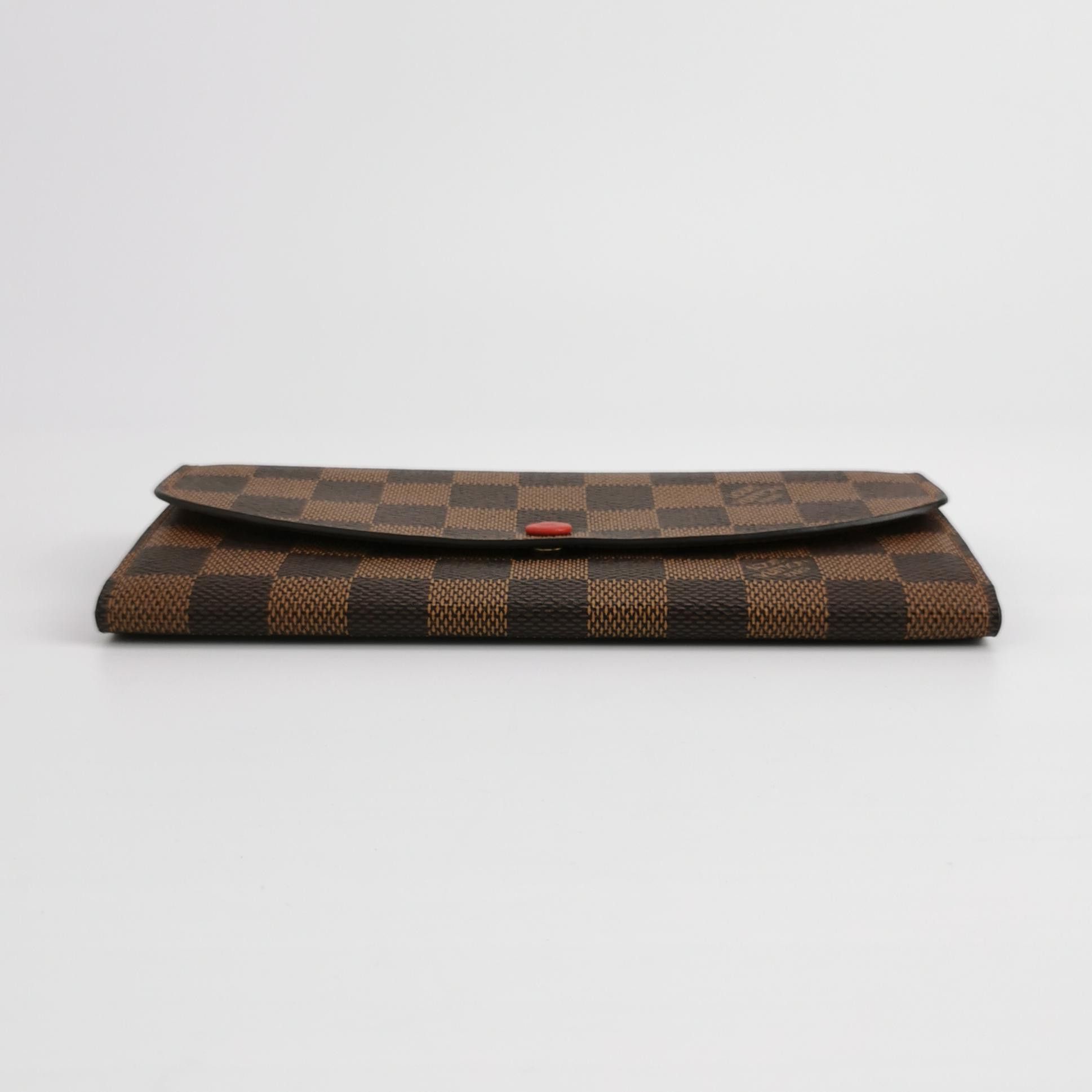 Louis Vuitton Louis Vuitton (LV) Emilie leather checkerboard snap wallet Size ONE SIZE - 1 Thumbnail