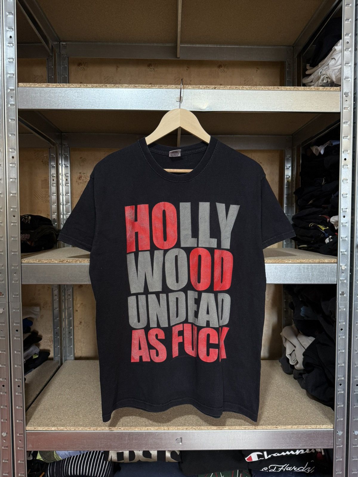Band Tees × Vintage Vintage 2009 Hollywood Undead As Fuck Rock Band T-Shirt Y2K Size US M / EU 48-50 / 2 - 1 Thumbnail