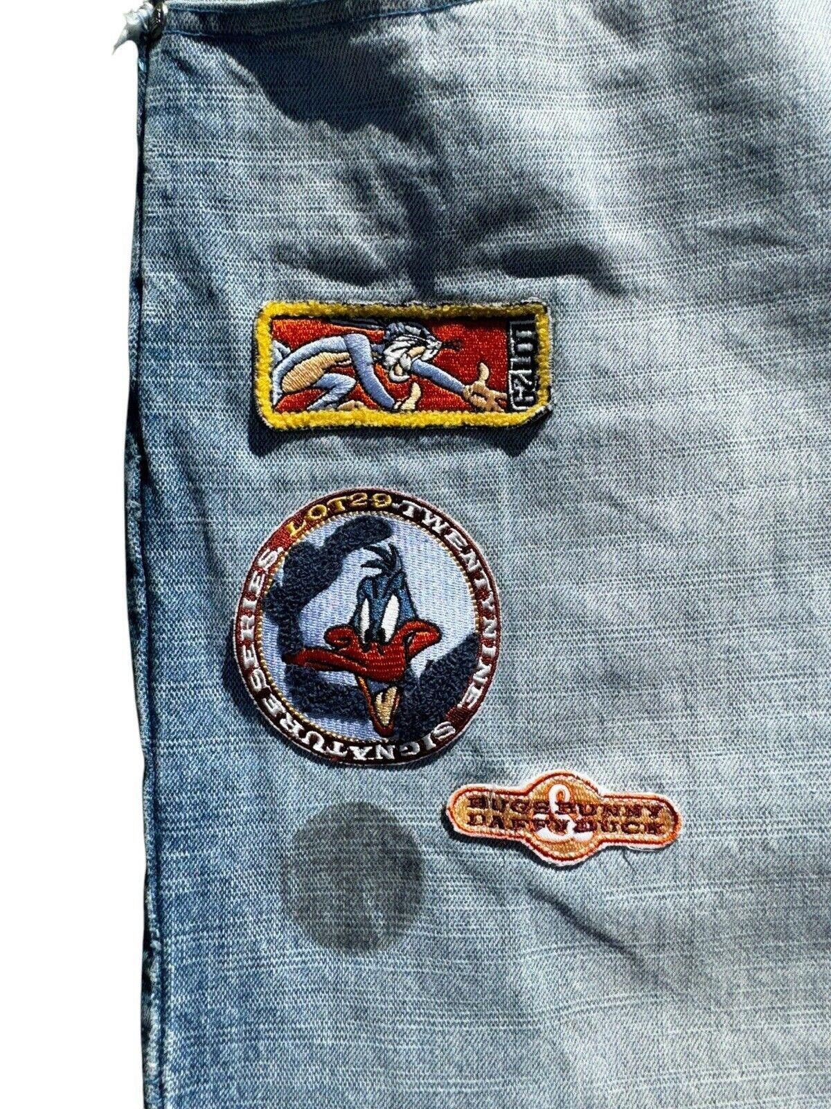 Designer Vintage Lot 29 Disney Bugs Bunny Embroidered Y2K Jeans 36x34 Size US 36 / EU 52 - 4 Thumbnail