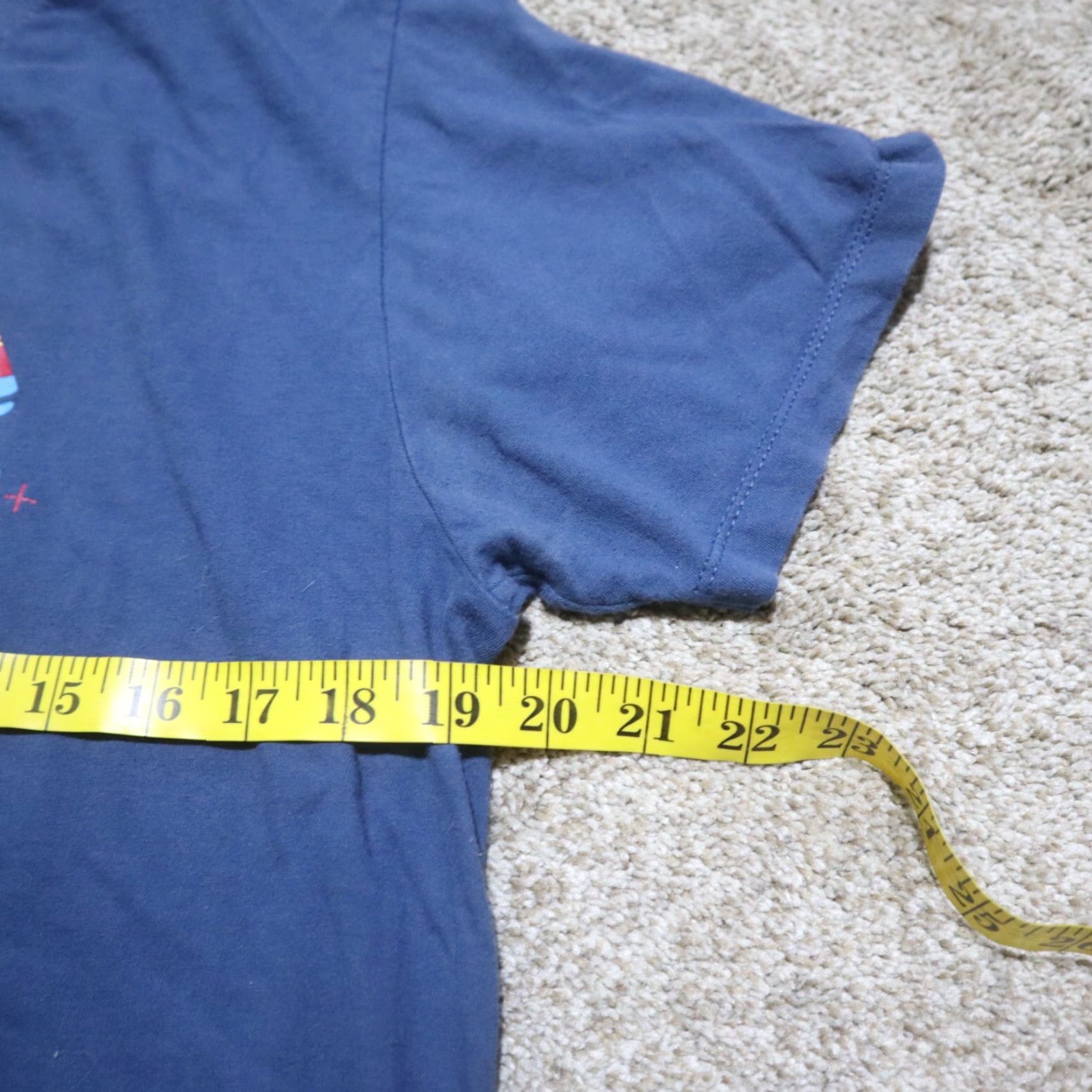 Vintage Ocean & Coast T-Shirt Men's Short Sleeve Hiking Camping Blue Adult M Graphic Print American Size US M / EU 48-50 / 2 - 6 Thumbnail