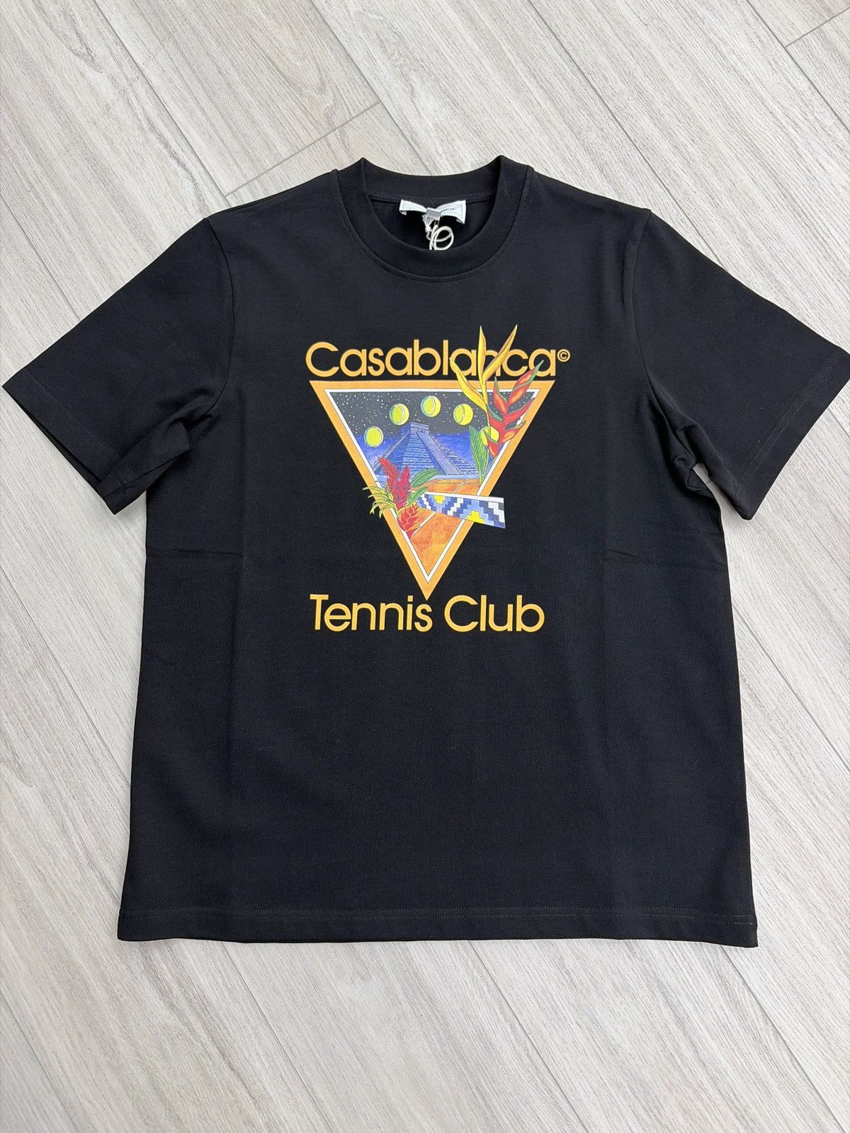 Casablanca Casablanca Tee Tennis Club Black Size US XL / EU 56 / 4 - 1 Thumbnail