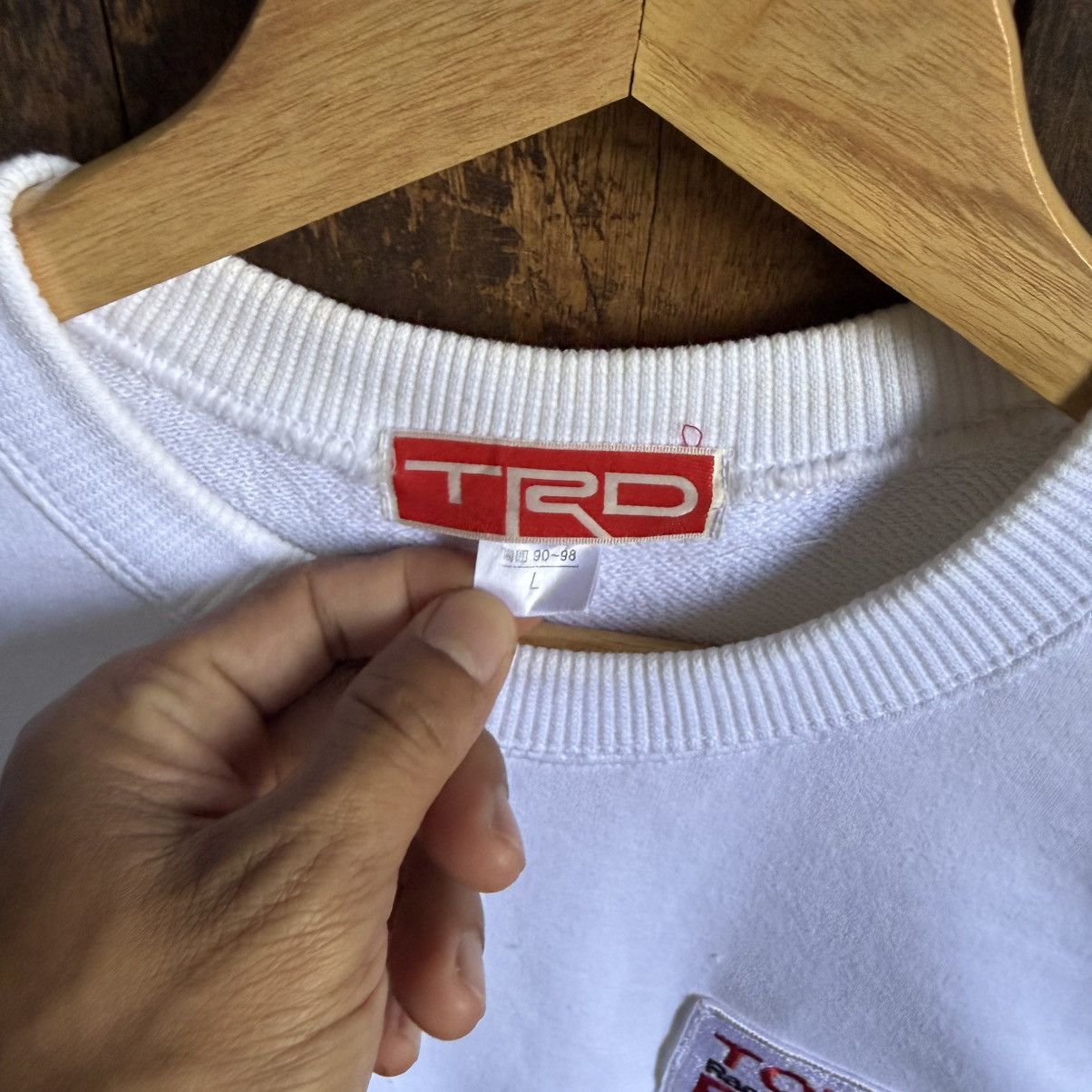 Vintage Vintage Toyota TRD Racing Development Sweatshirt Size US L / EU 52-54 / 3 - 4 Thumbnail