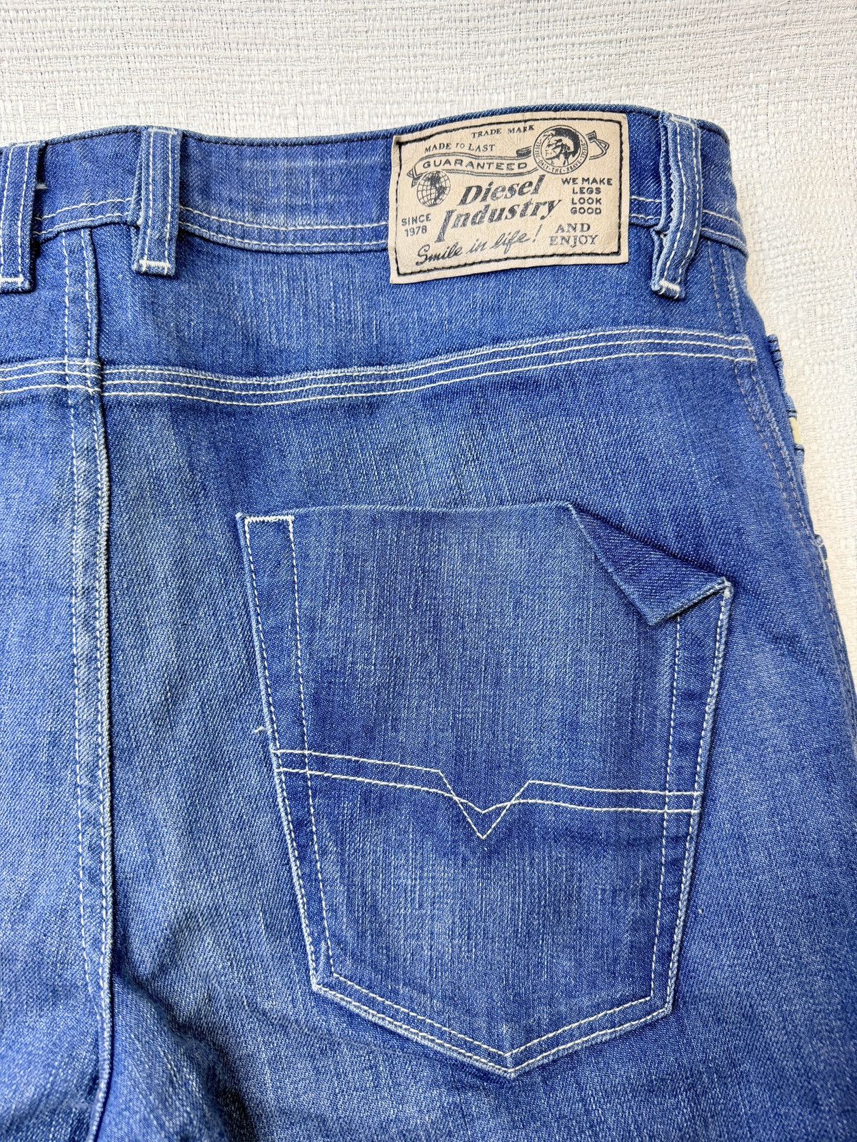 Diesel Diesel Kroshort Short Denim Pants Mens 34 Indigo Blue Size US 34 / EU 50 - 22 Thumbnail