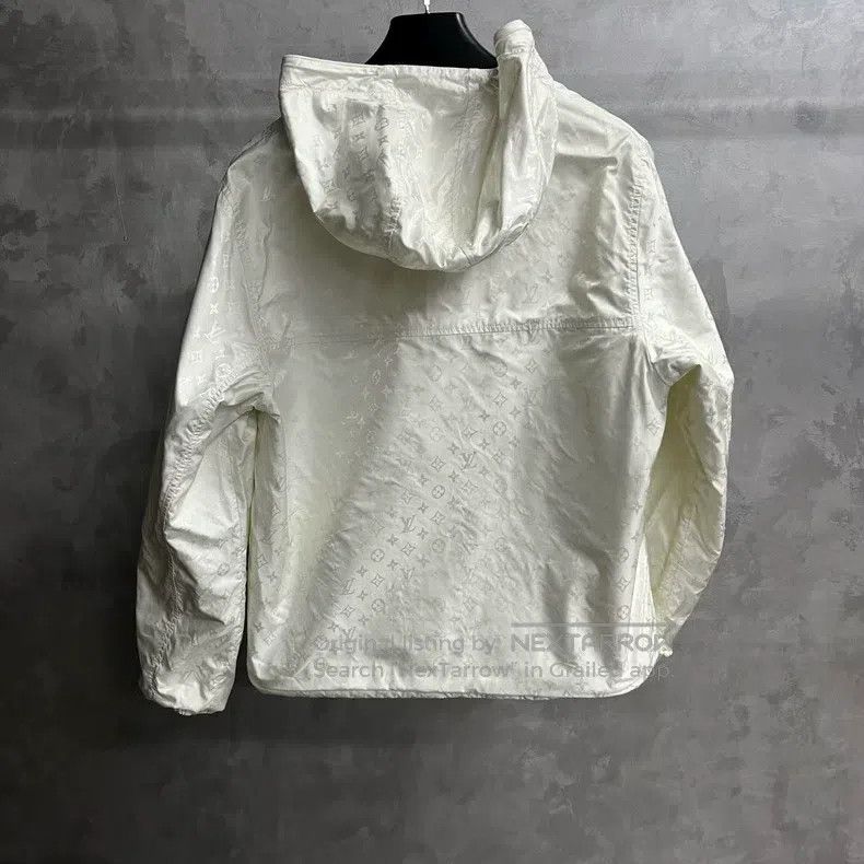 Louis Vuitton Louis Vuitton White Solid Windproof Hooded Casual Jacket Size US M / EU 48-50 / 2 - 7 Thumbnail