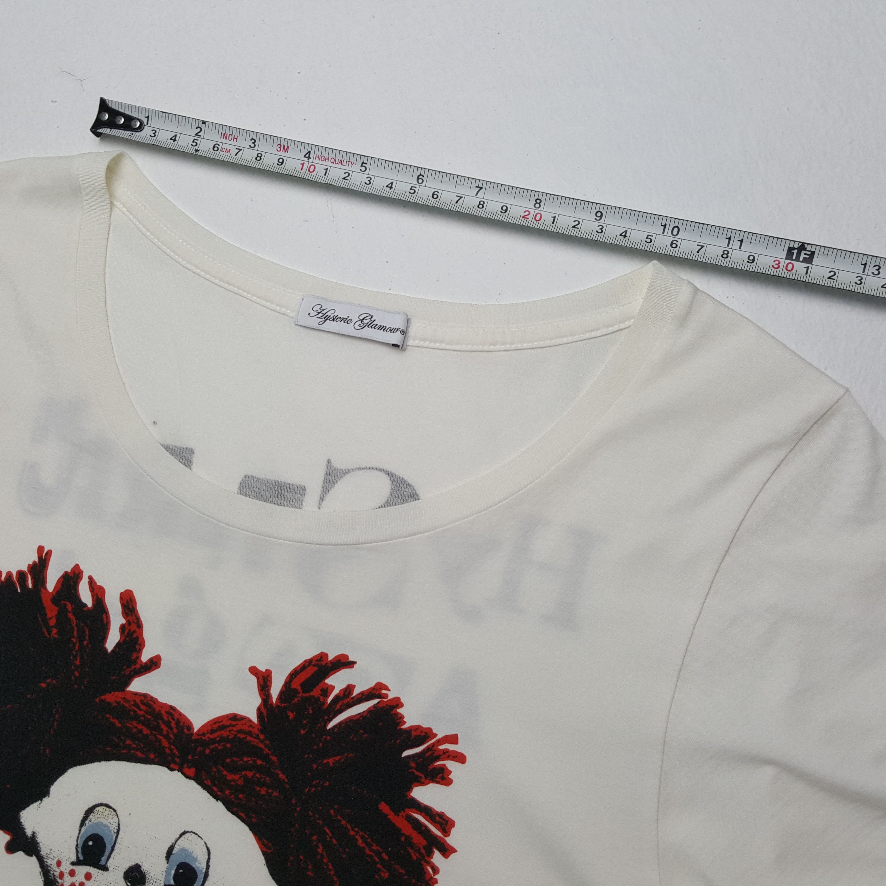 Hysteric Glamour × Japanese Brand × Vintage HYSTERIC GLAMOUR Japanese Brand Streetwear Style Tshirt Size M / US 6-8 / IT 42-44 - 9 Thumbnail