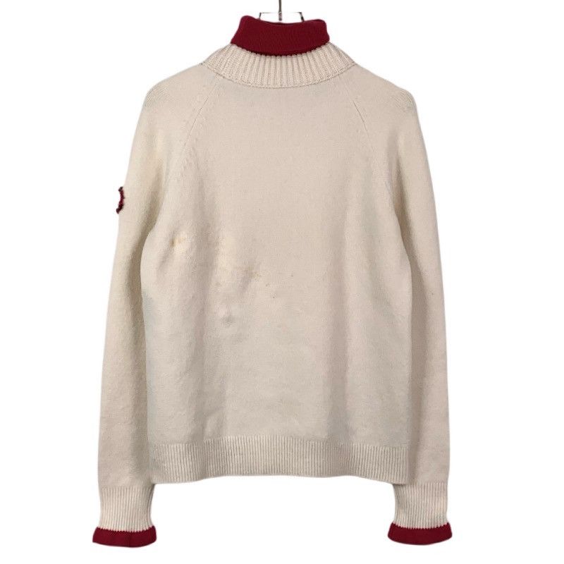 Chanel Chanel Logo Letter Embellished Two-Tone Knit Sweater Size XS / US 0-2 / IT 36-38 - 1 Thumbnail