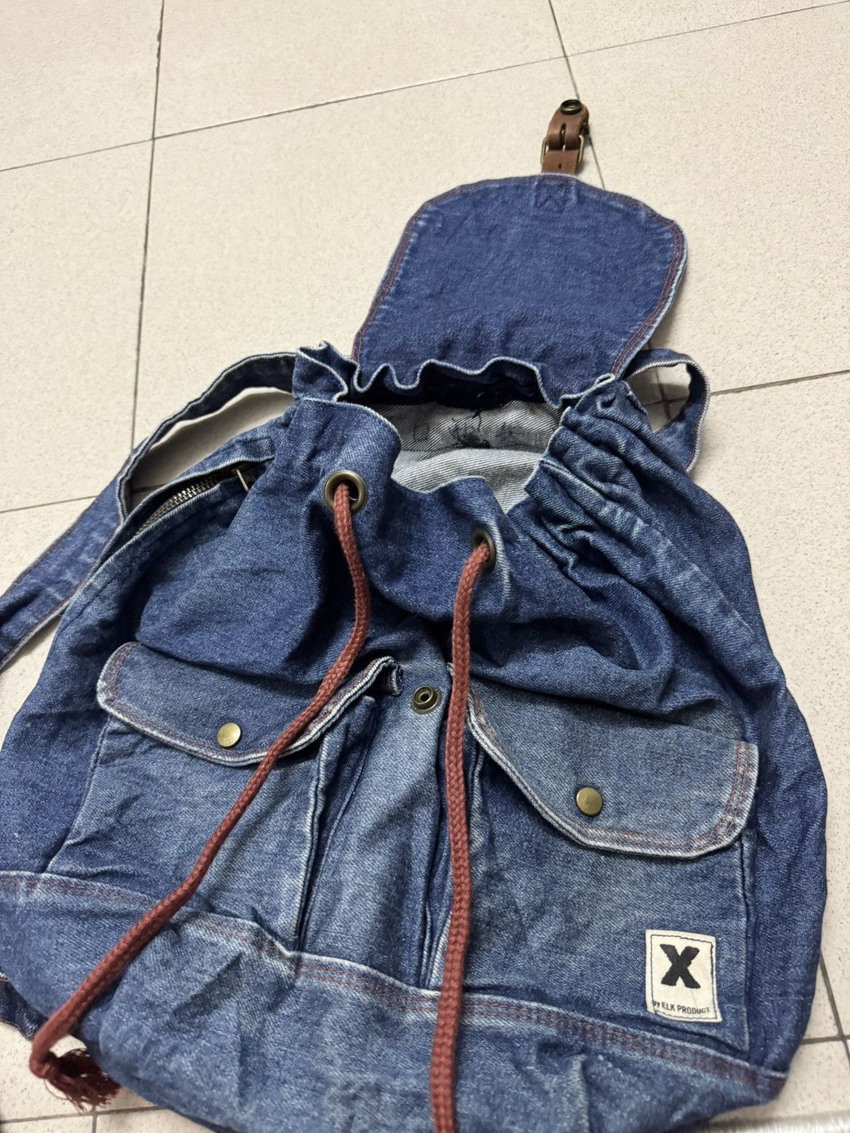 Vintage VINTAGE DENIM BY ELK PRODUCT BAGPACK Size ONE SIZE - 6 Thumbnail