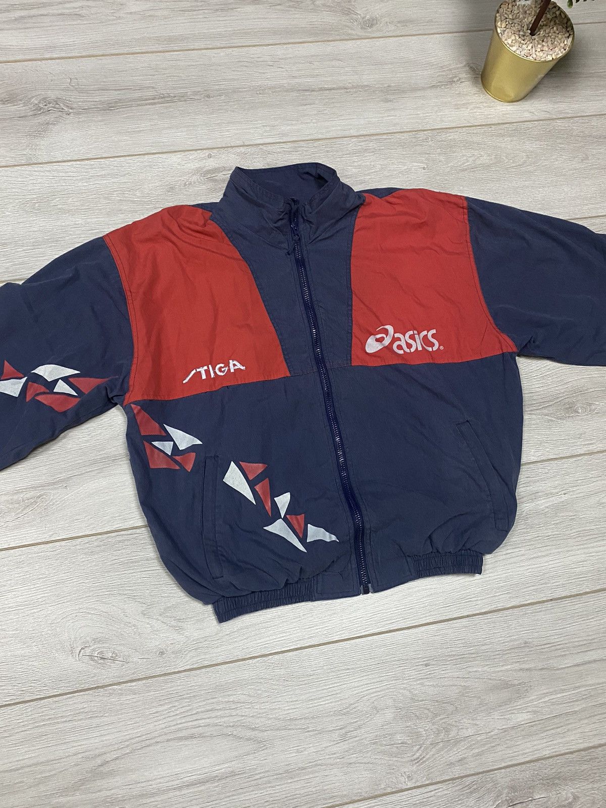 Asics Suisse Assics vintage Tiga zip jacket Size US S / EU 44-46 / 1 - 4 Thumbnail