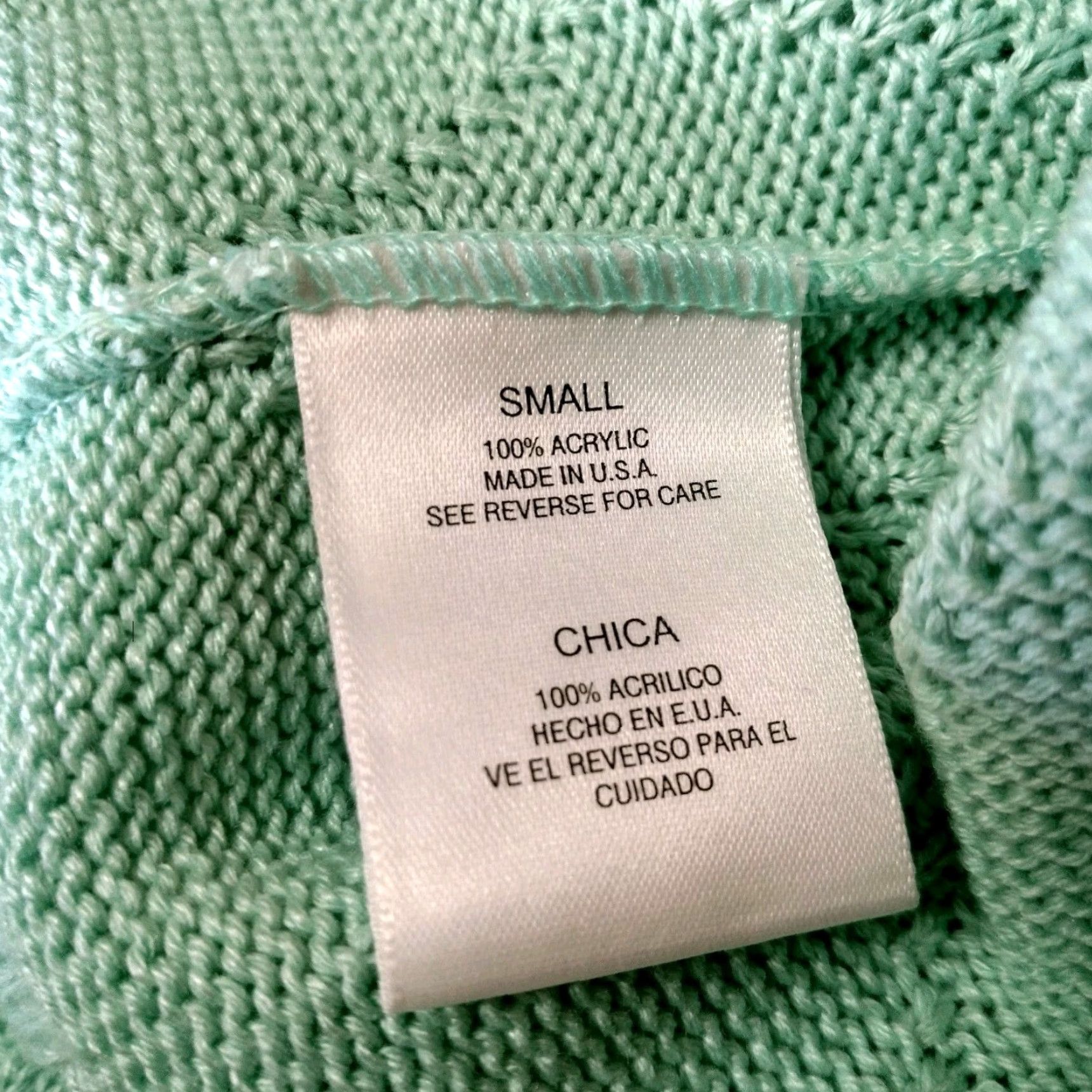Vintage VINTAGE Embroidered Flower Sweater Vest Women’s Small Mint Green Grannycore Size S / US 4 / IT 40 - 6 Thumbnail