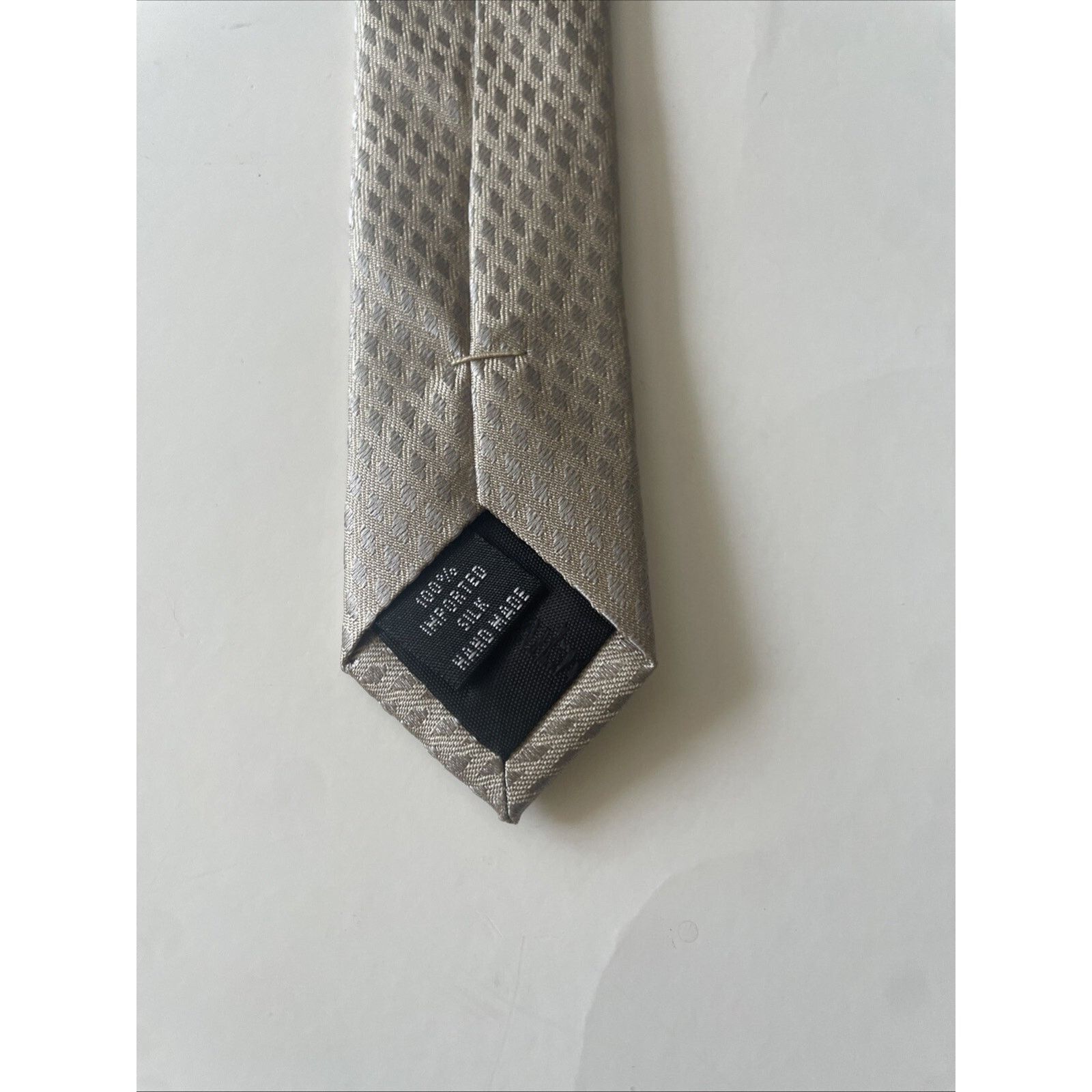 & Other Stories CLAIBORNE MENS TIE New SAGE GRE PATTERN 57 Silver/Bronze Size ONE SIZE - 8 Thumbnail