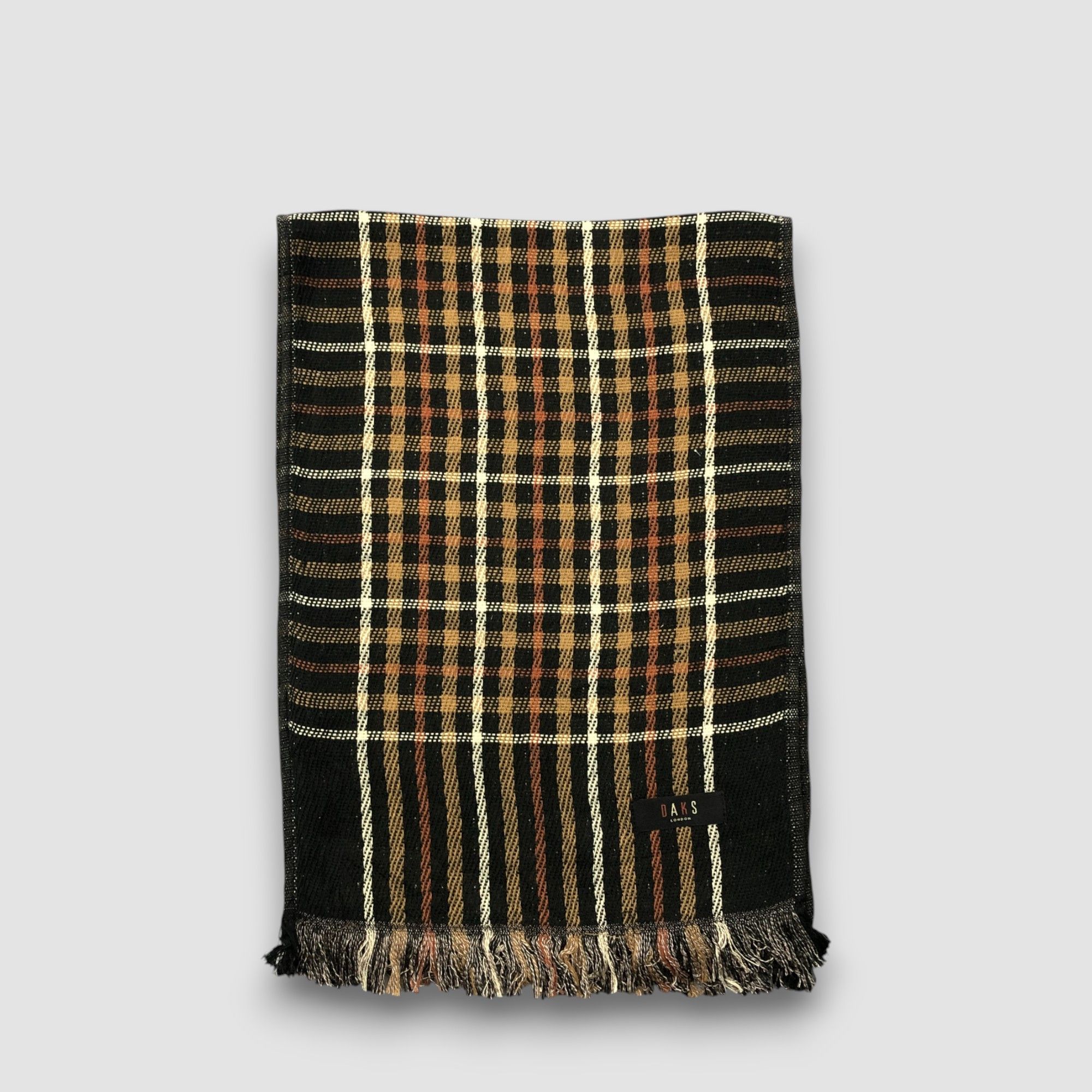 DAKS Vintage DAKS London Scarf Muffler Wool Neckwear Winter Size ONE SIZE - 3 Thumbnail