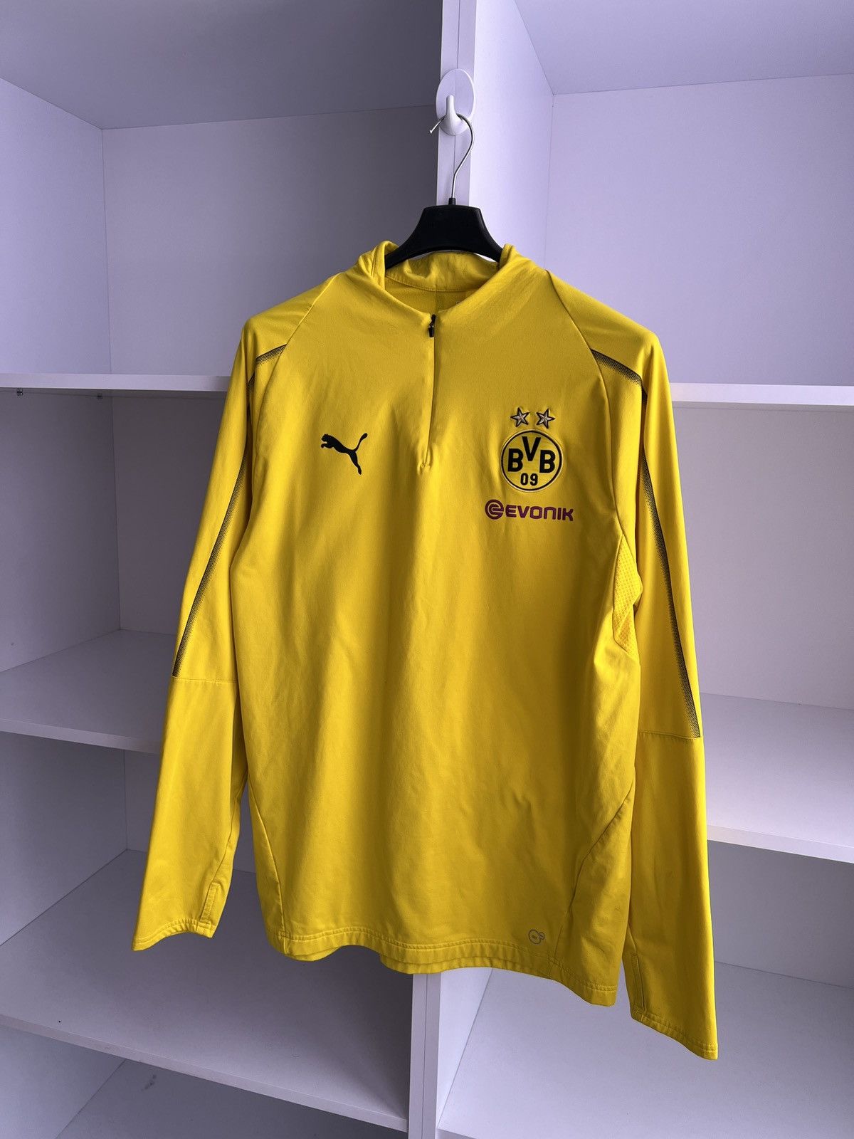 Vintage Vintage Borussia Dortmund 1/4 zip sweatshirt Size US XL / EU 56 / 4 - 2 Thumbnail