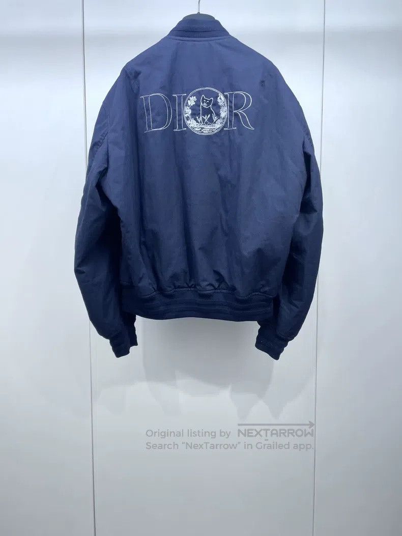 Dior Dior Dark blue flying zipper jacket Size US M / EU 48-50 / 2 - 2 Thumbnail
