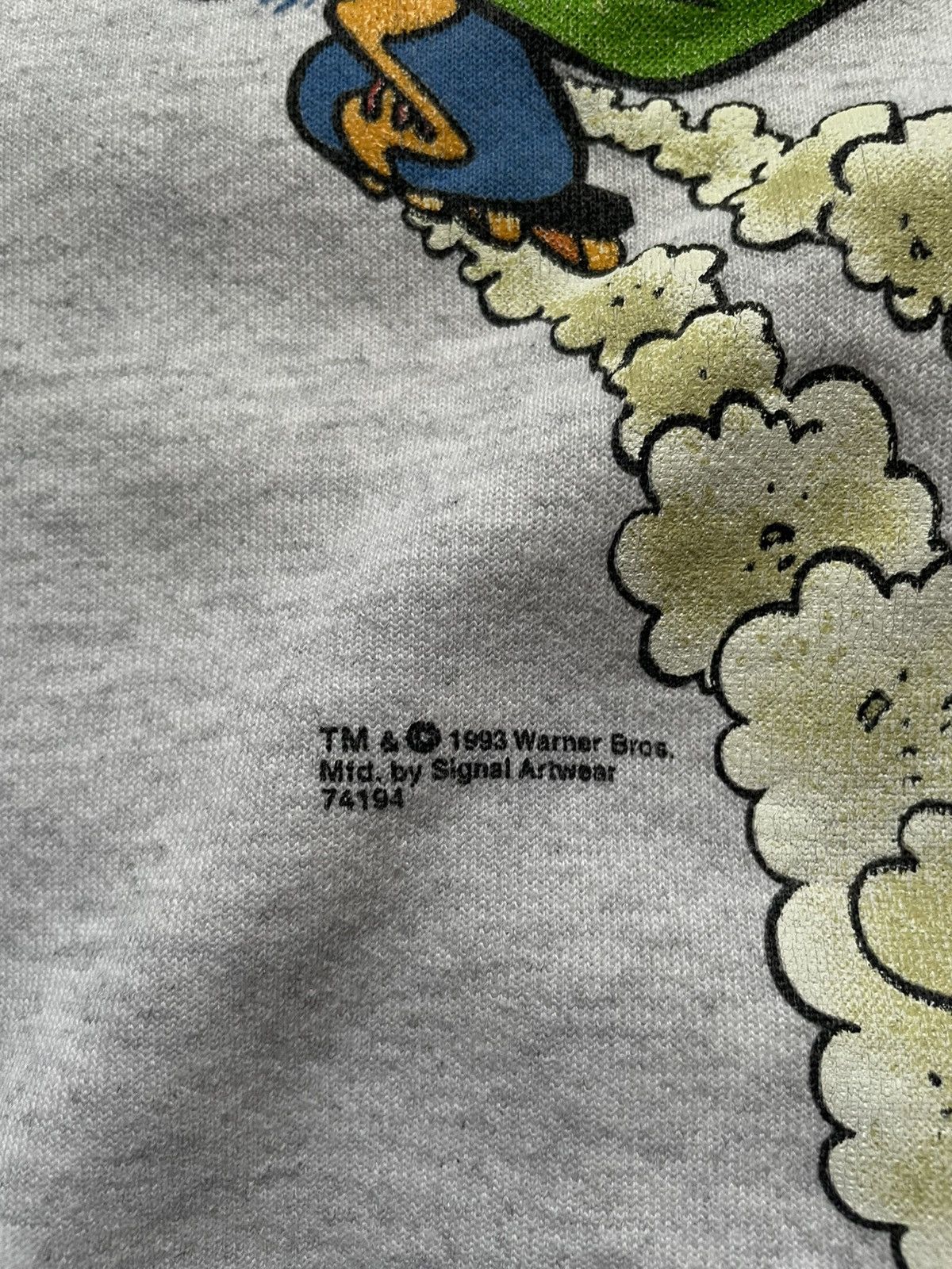 Vintage × Warner Bros 1993 Vintage Cartoon Looney Tunes Logo Crewneck Sweatshirt L Size US L / EU 52-54 / 3 - 7 Thumbnail