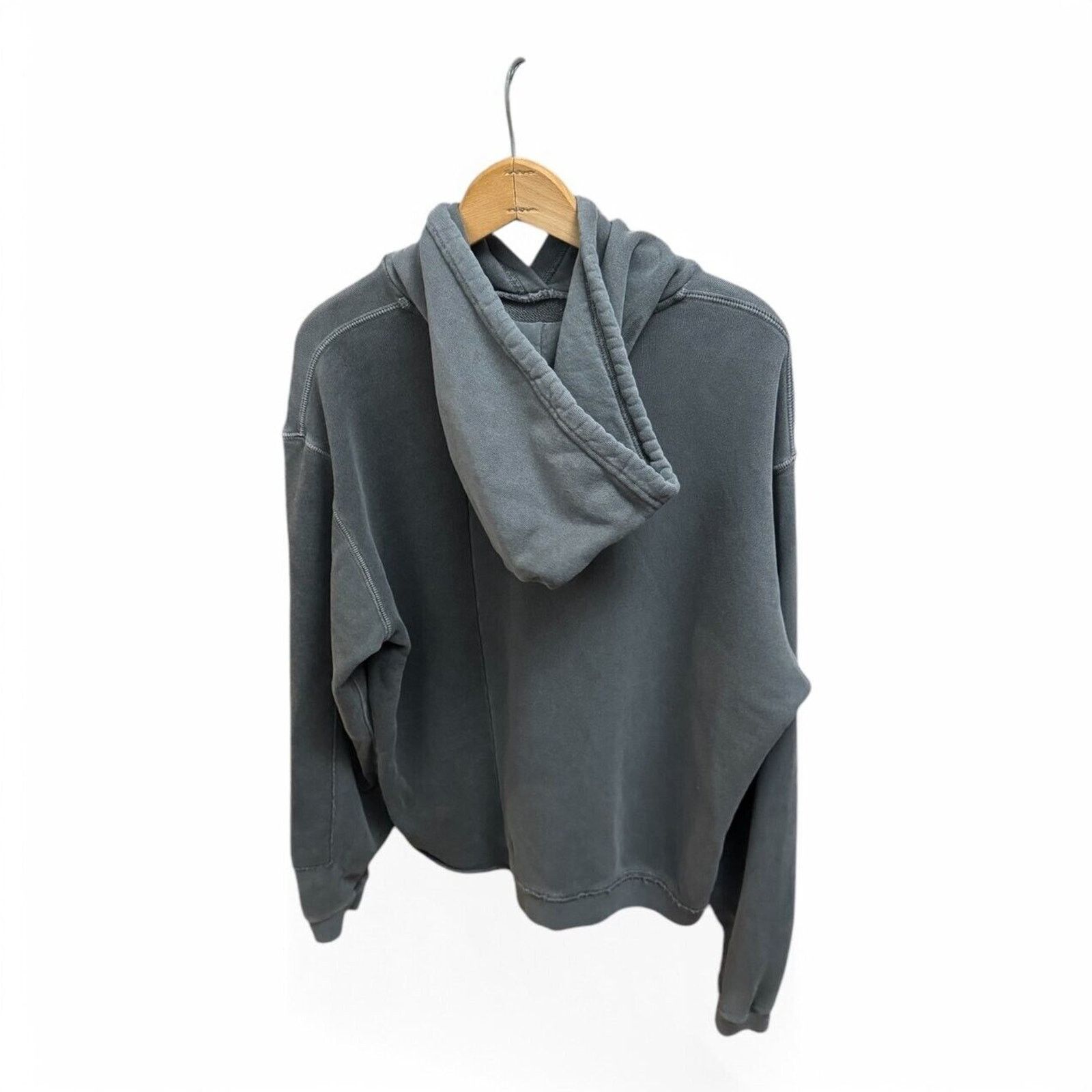 John Elliott John Elliott Faded Gray Reconstructed Vintage Hoodie Size L Size US L / EU 52-54 / 3 - 4 Thumbnail