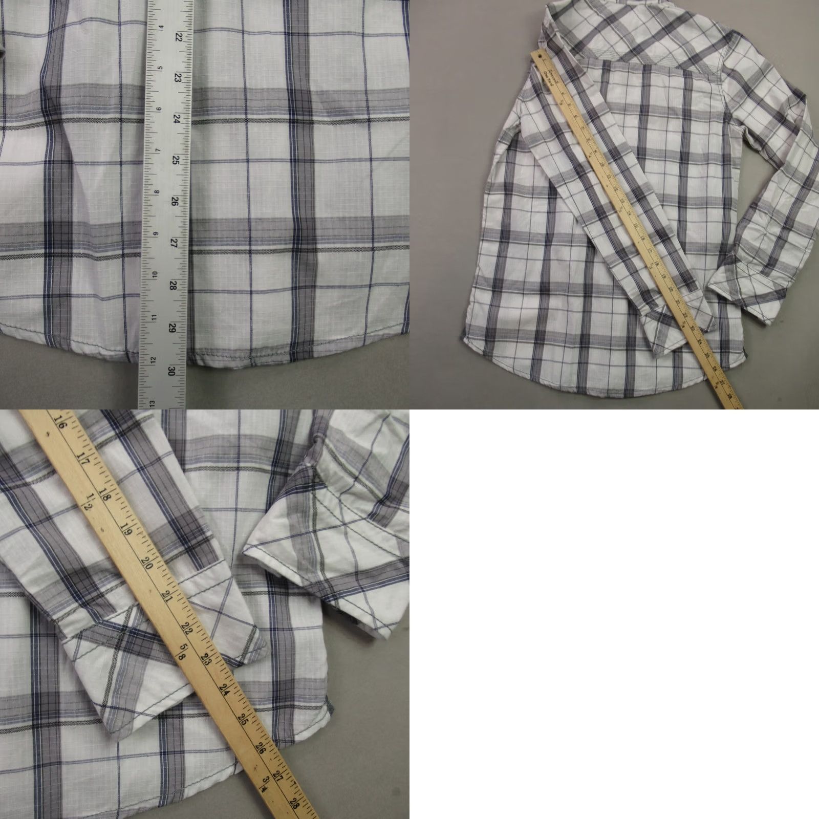 Vintage BKE Shirt Long Sleeve Mens Small Button Front Plaid Pockets Standard Fit Size US S / EU 44-46 / 1 - 8 Thumbnail