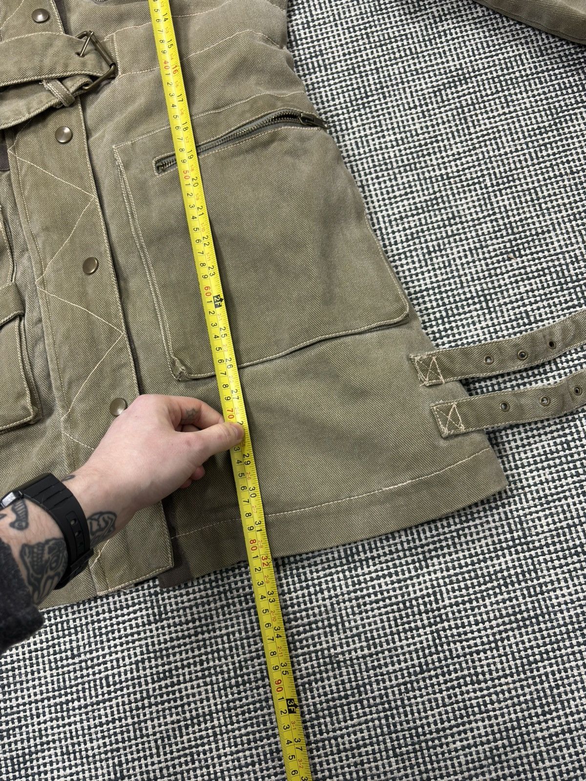 Japanese Brand Bondage cargo parka coat jacket faux fur harajuku japan Size L / US 10 / IT 46 - 10 Thumbnail