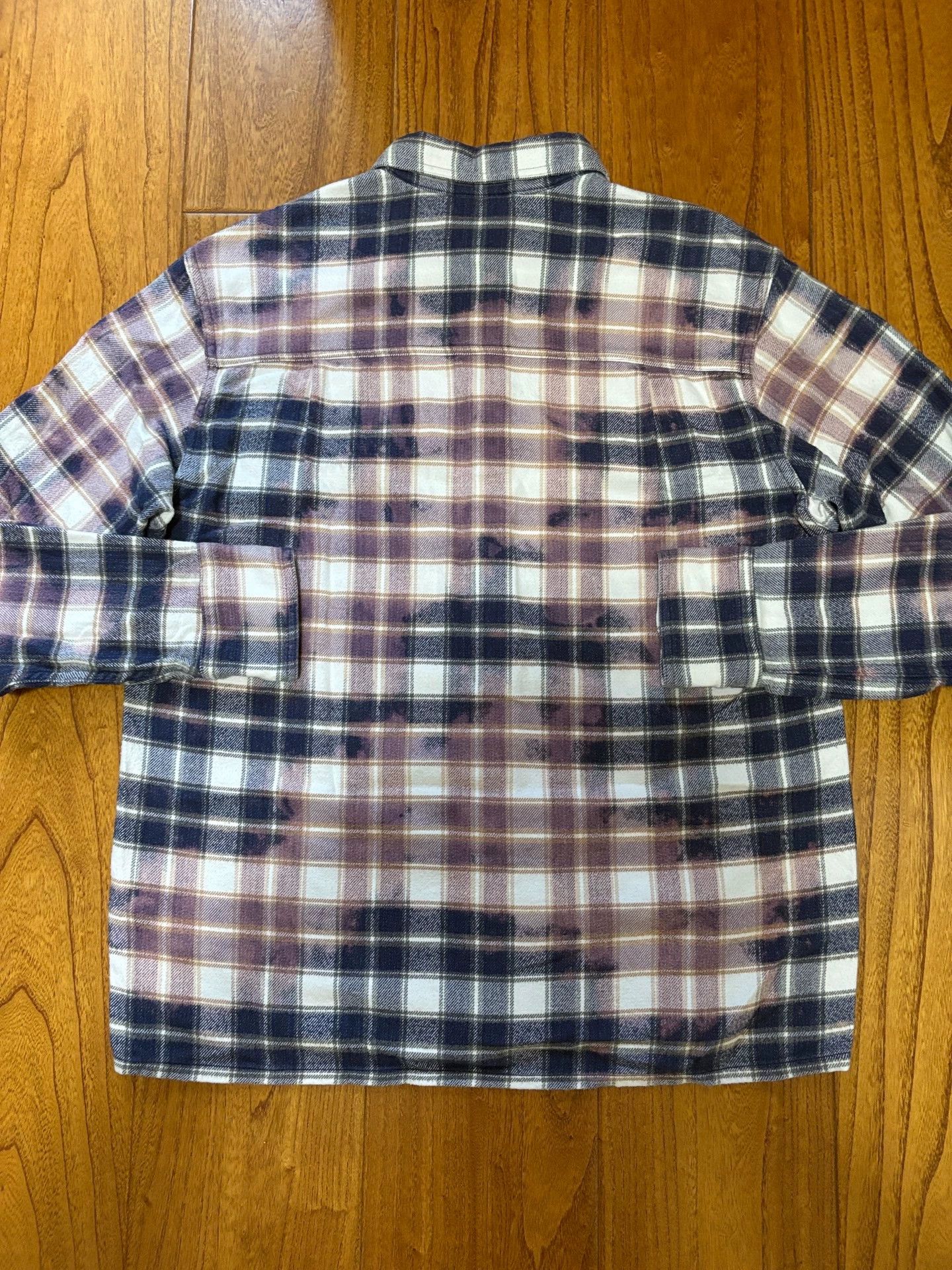 Descente DESC MOSS CHECK Tie-Dye LS Shirt Worn Once New (45/54/69/72) Size US S / EU 44-46 / 1 - 2 Thumbnail