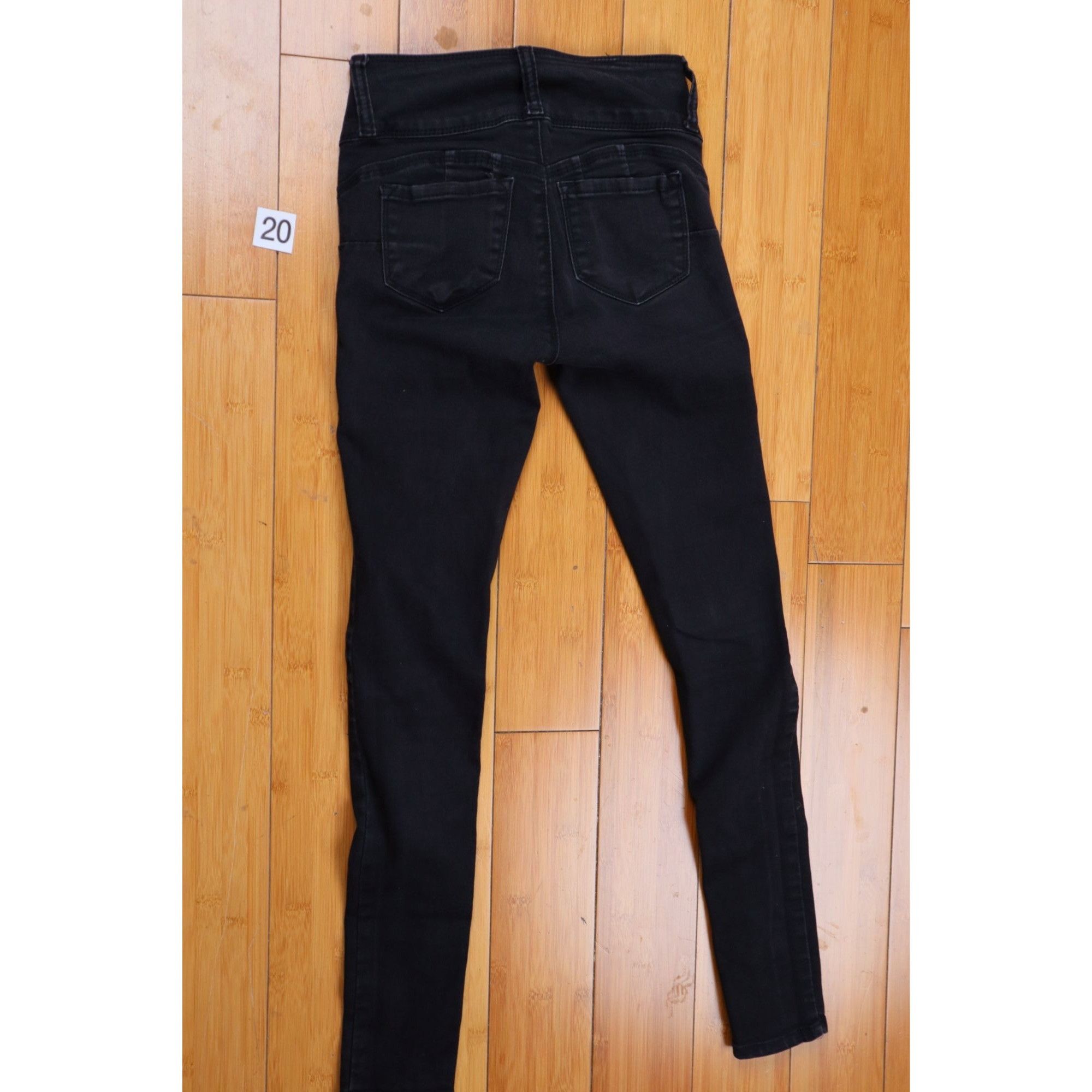 Other Wax Jean “Butt, I Love You” Black Skinny Jeans | High Rise S Size 25" / US 0 / IT 36 - 2 Thumbnail