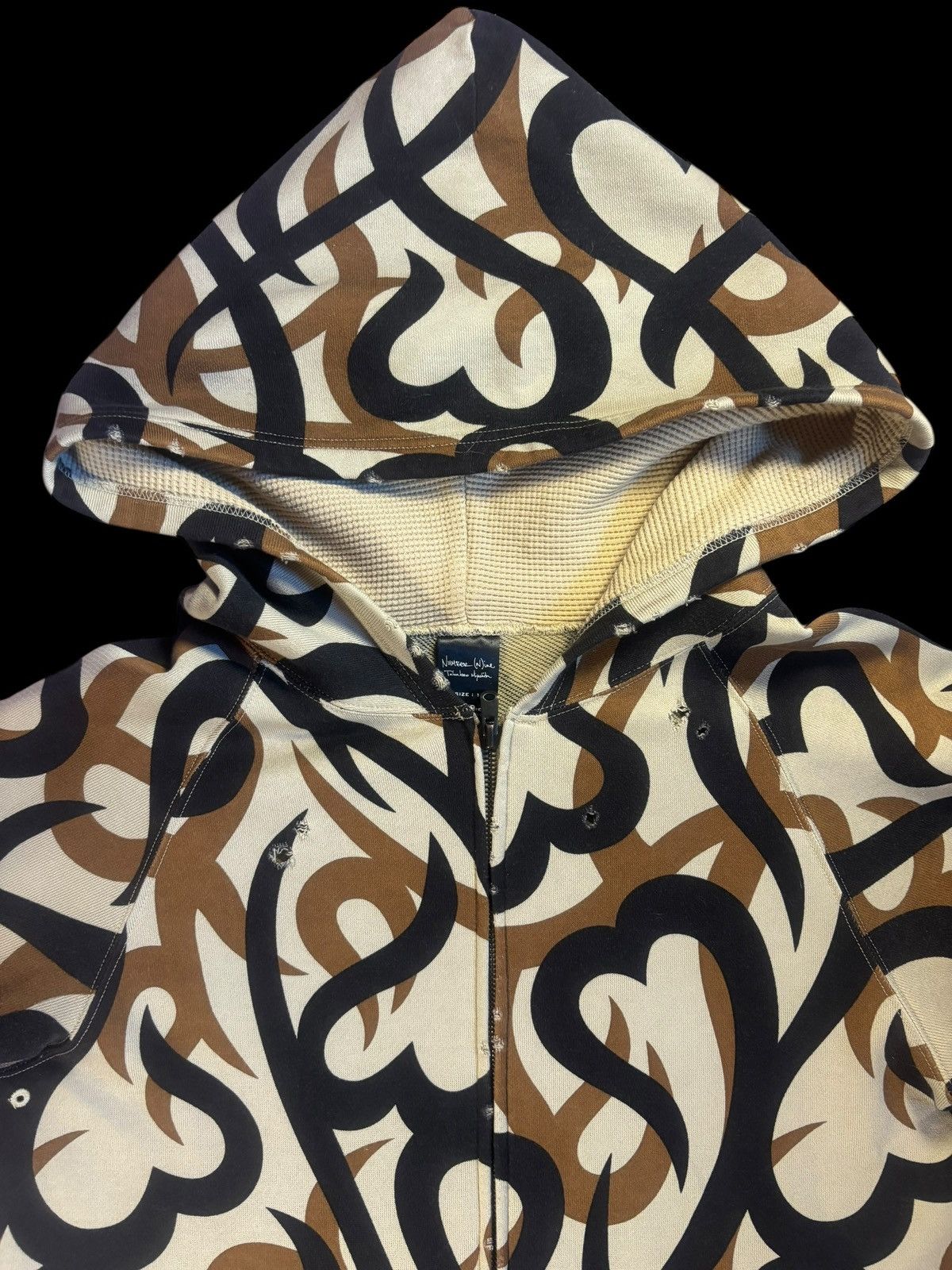 Number (N)ine Number Nine Aw04 Tribal Zip Up Hoodie Size US S / EU 44-46 / 1 - 4 Thumbnail