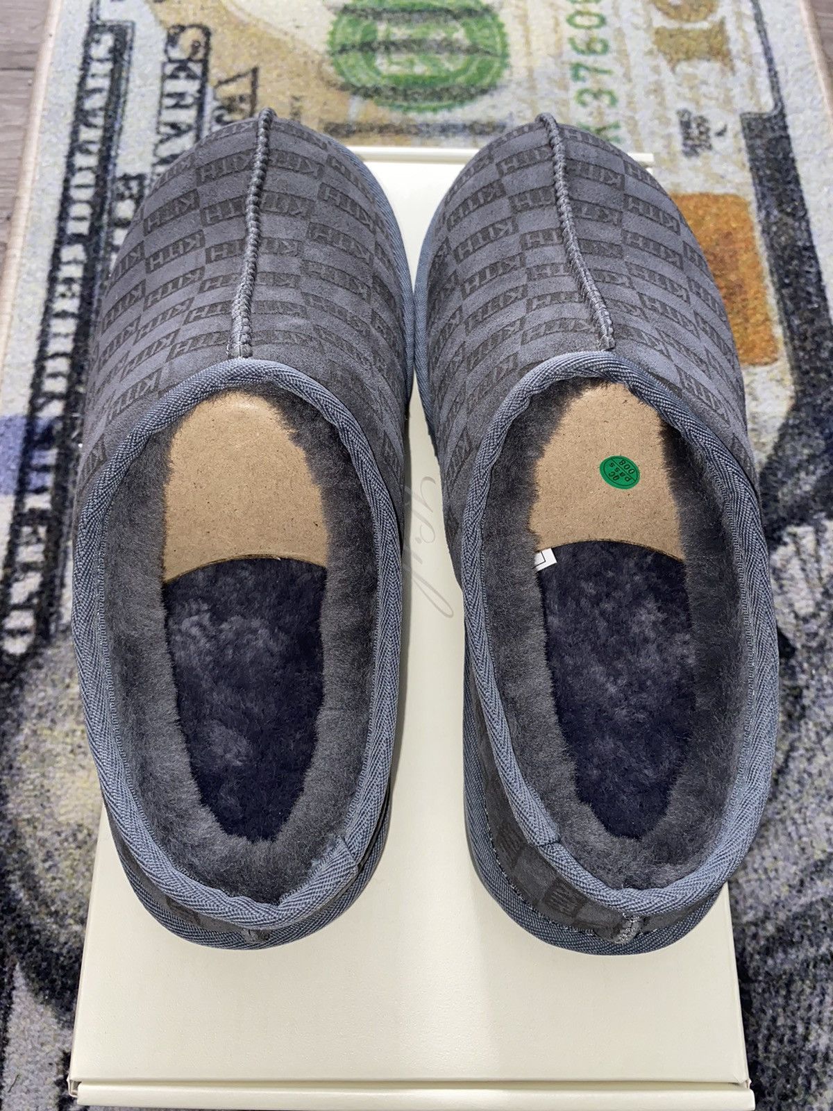 Kithmas Monogram Shearling Slippers Idea