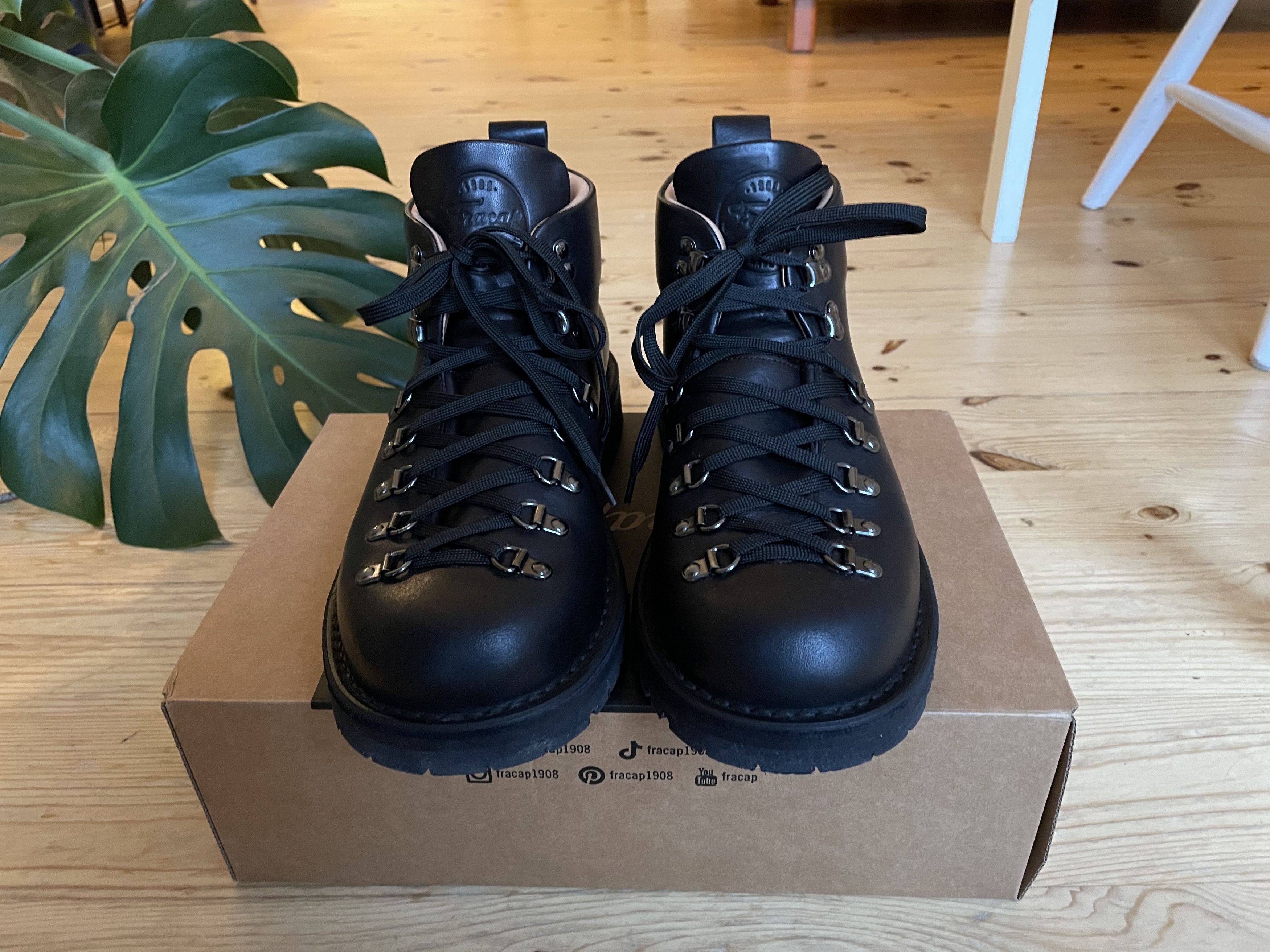 Fracap Fracap M120 Bold, black leather - size 43 (wide fit) Size US 10 / EU 43 - 2 Thumbnail