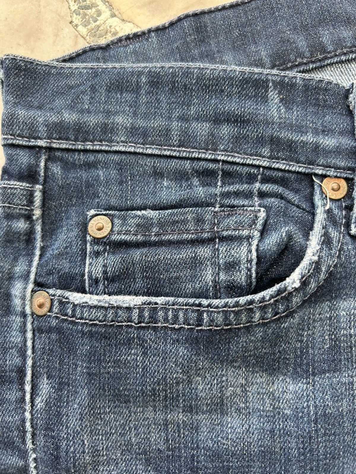 7 For All Mankind 7FAM Japan Flare Vintage Denim Size US 35 - 6 Thumbnail