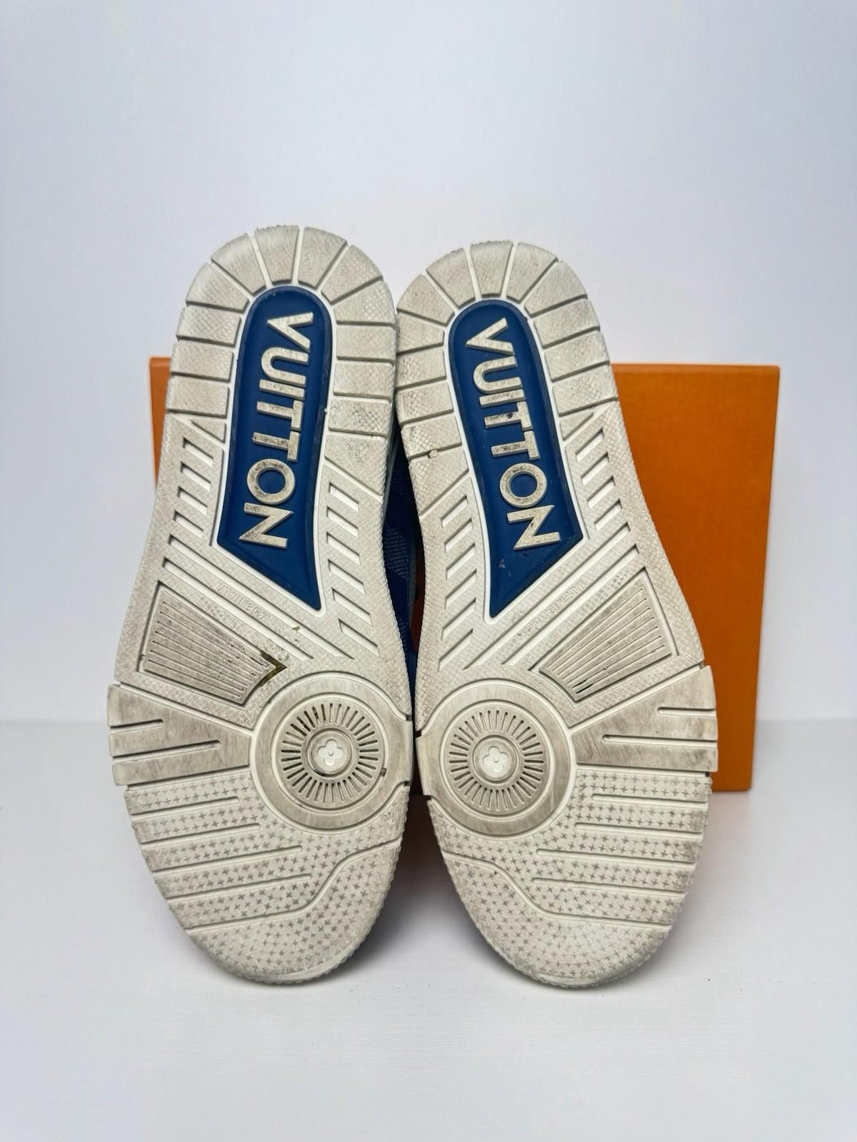 Louis Vuitton Louis Vuitton LV Trainer Blue Denim Women’s SZ 5 US (LV 3) Size US 5 / IT 35 - 7 Thumbnail