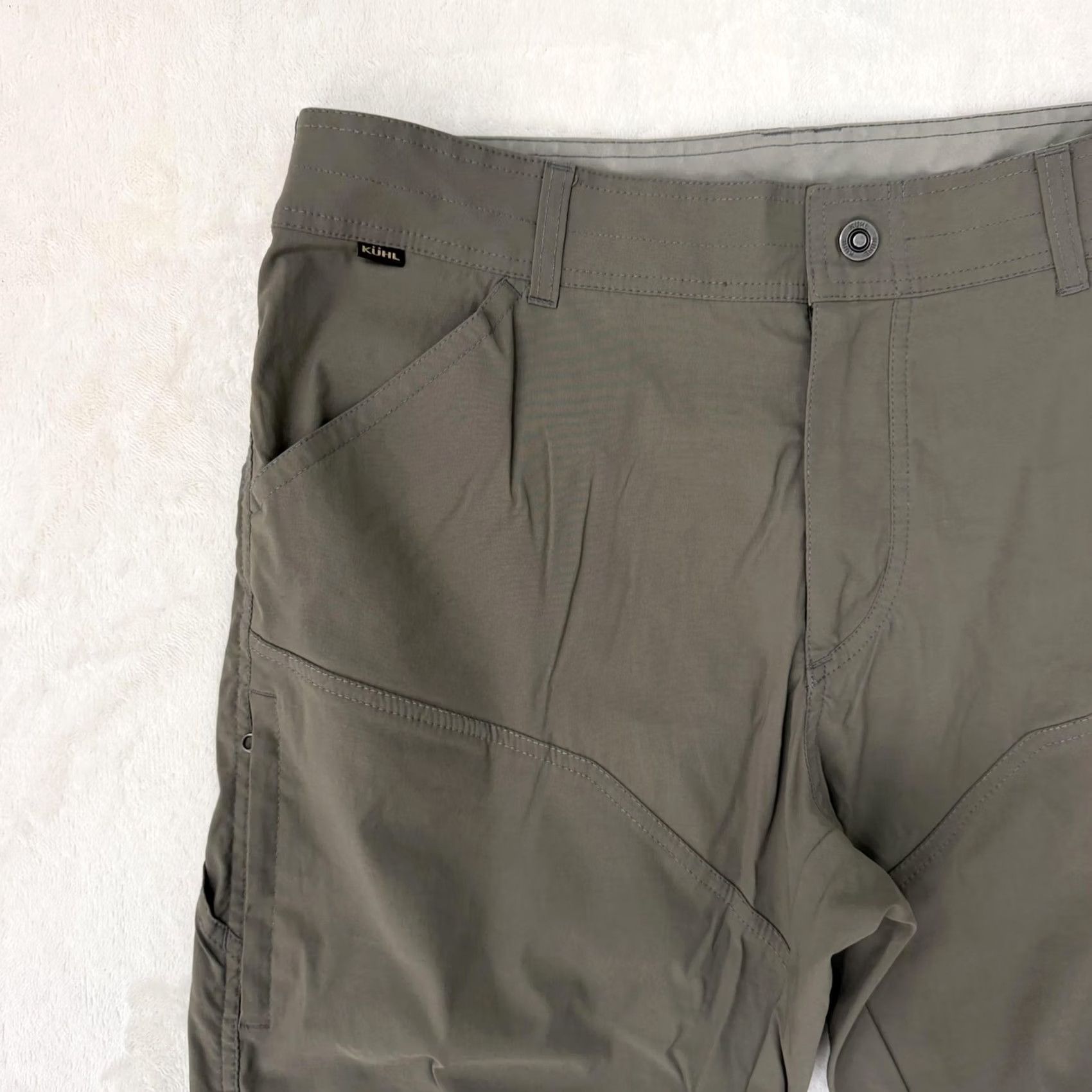 Vintage Kuhl Pants Jeans Mens 36x30 Gray Hiking Outdoor Nylon Straight Leg Pocket Travel Jeans Pants Mens Gray 36x30 Hiking Outdoors Nylon Straight Leg Pocket Size US 36 / EU 52 - 5 Thumbnail