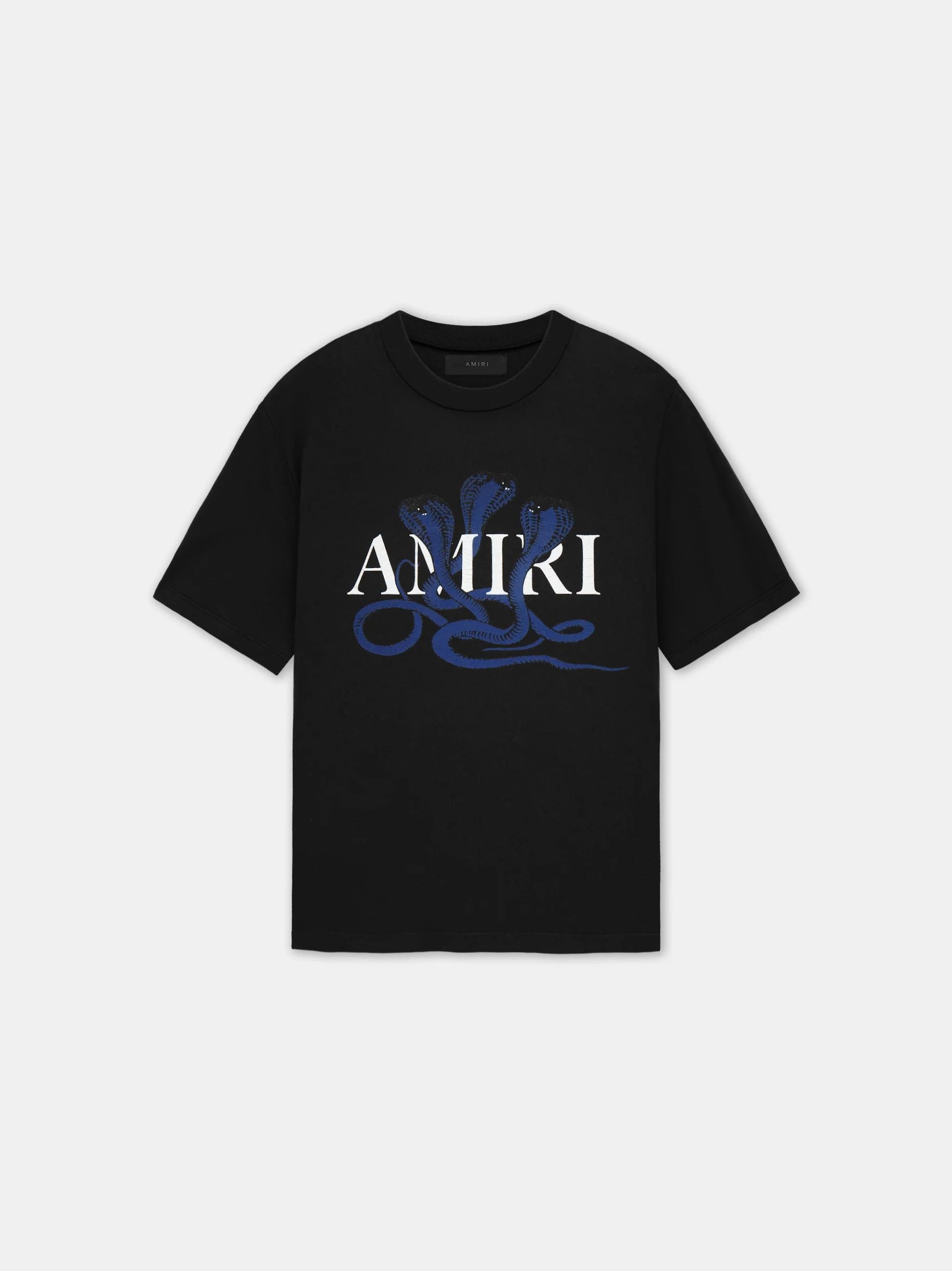 Amiri o1orln1025 Glitter Poison Logo Skater T-Shirt in Black Size US M / EU 48-50 / 2 - 1 Thumbnail