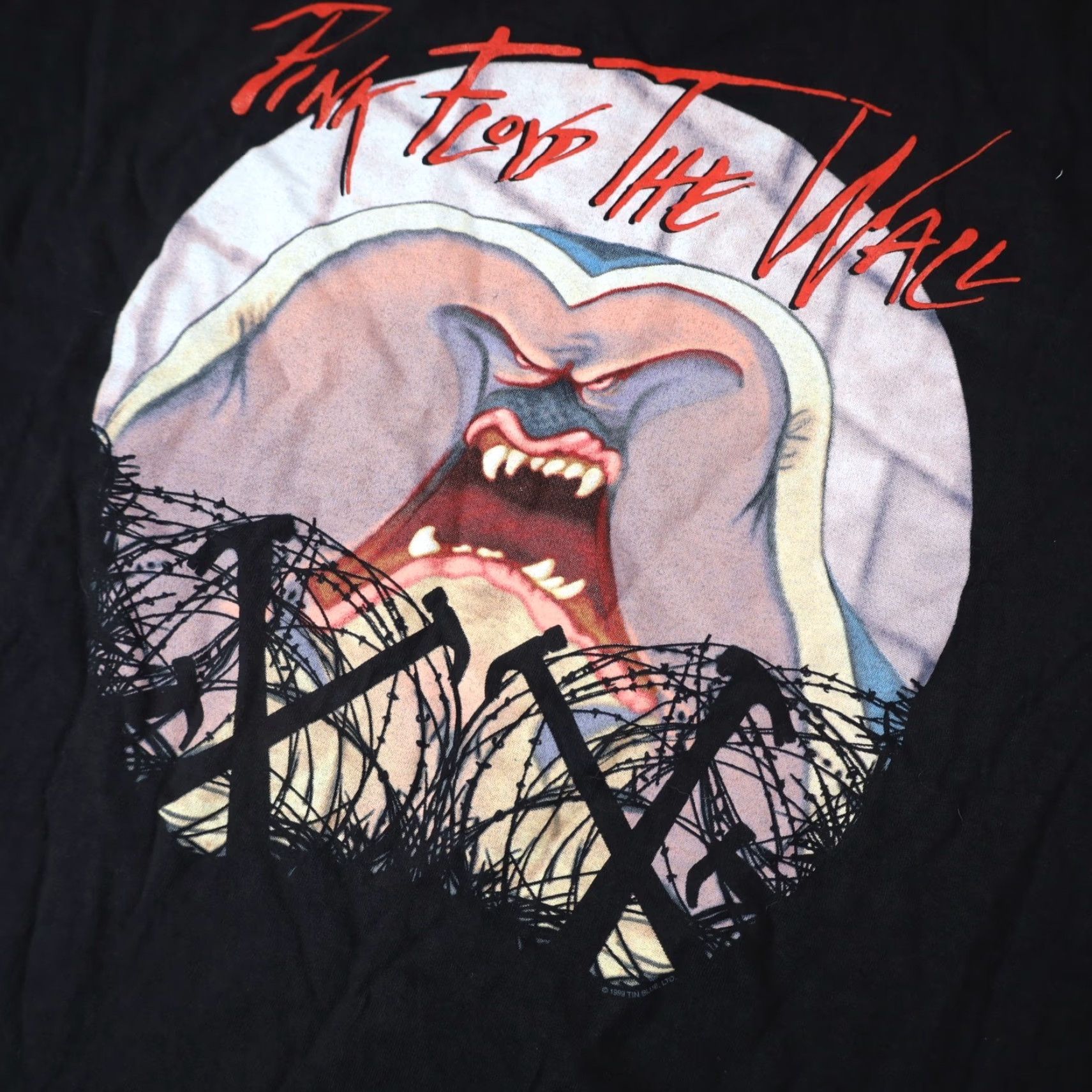 Vintage VINTAGE Pink Floyd The Wall T-Shirt XL Mens Black Graphic 1999 Size US XL / EU 56 / 4 - 4 Thumbnail